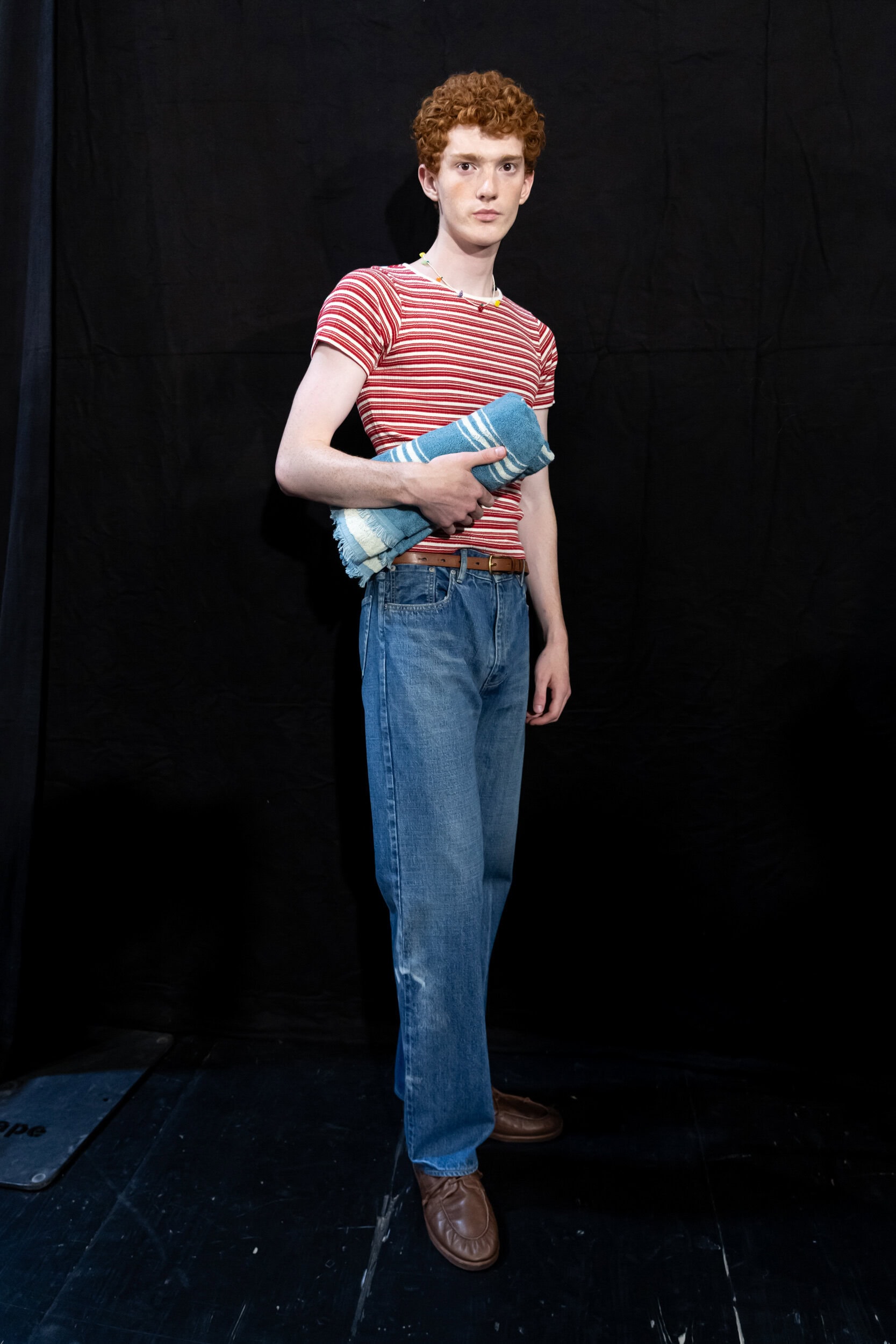 Auralee Spring 2027 Men's Fashion Show Backstage