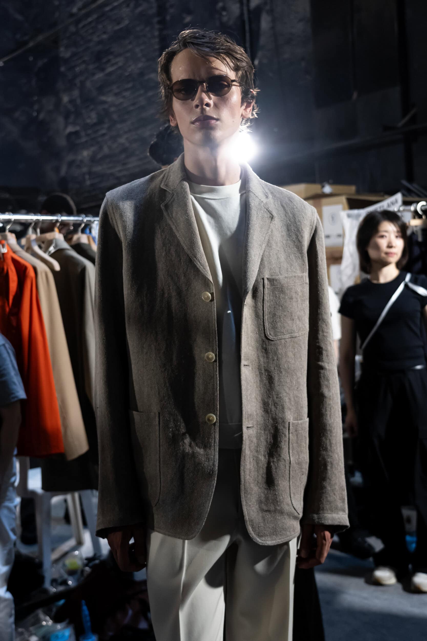 Auralee Spring 2027 Men's Fashion Show Backstage