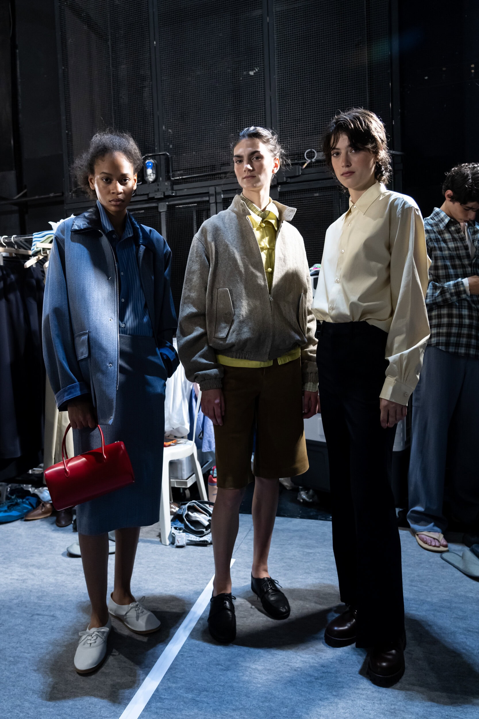 Auralee Spring 2027 Men's Fashion Show Backstage