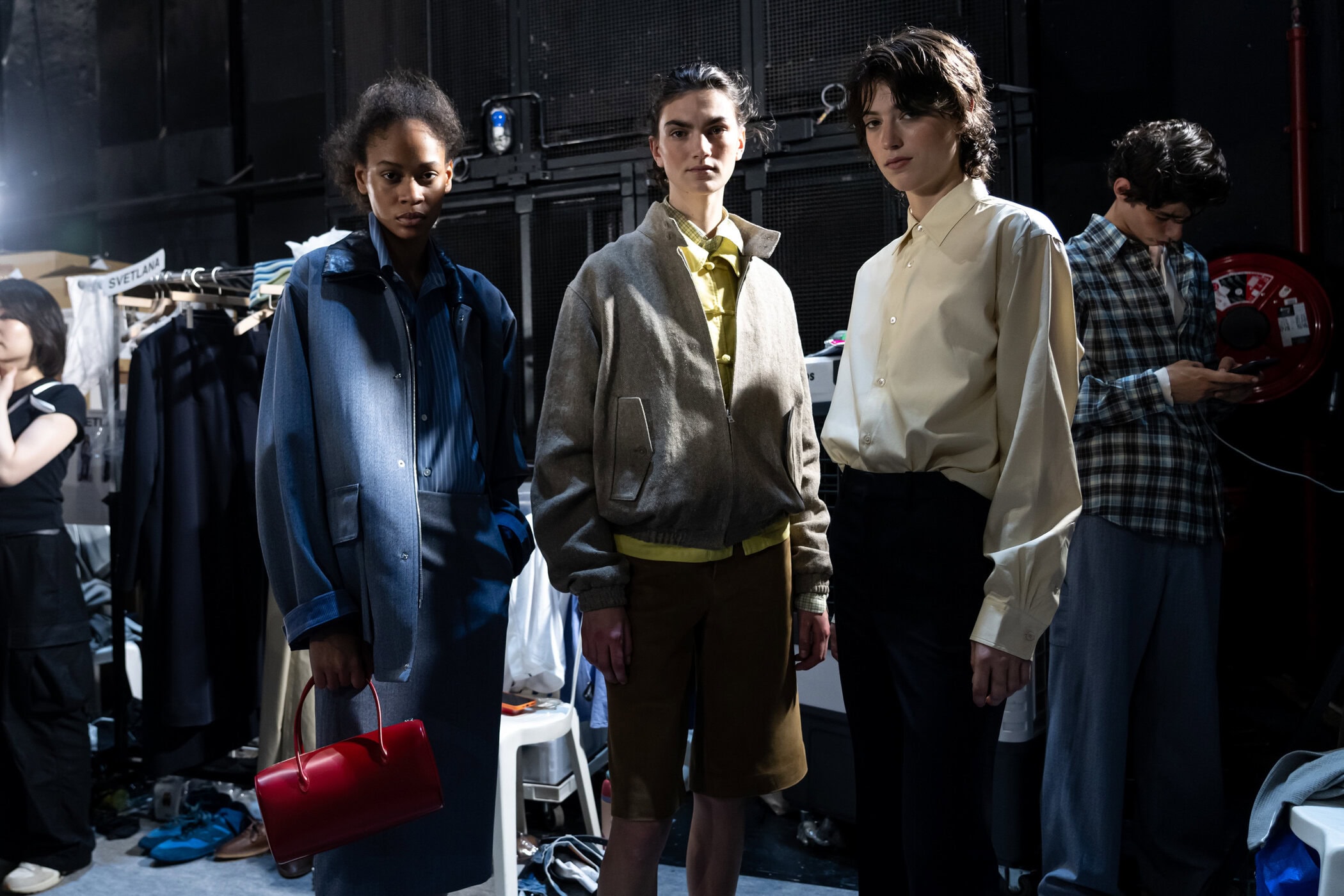 Auralee Spring 2027 Men's Fashion Show Backstage