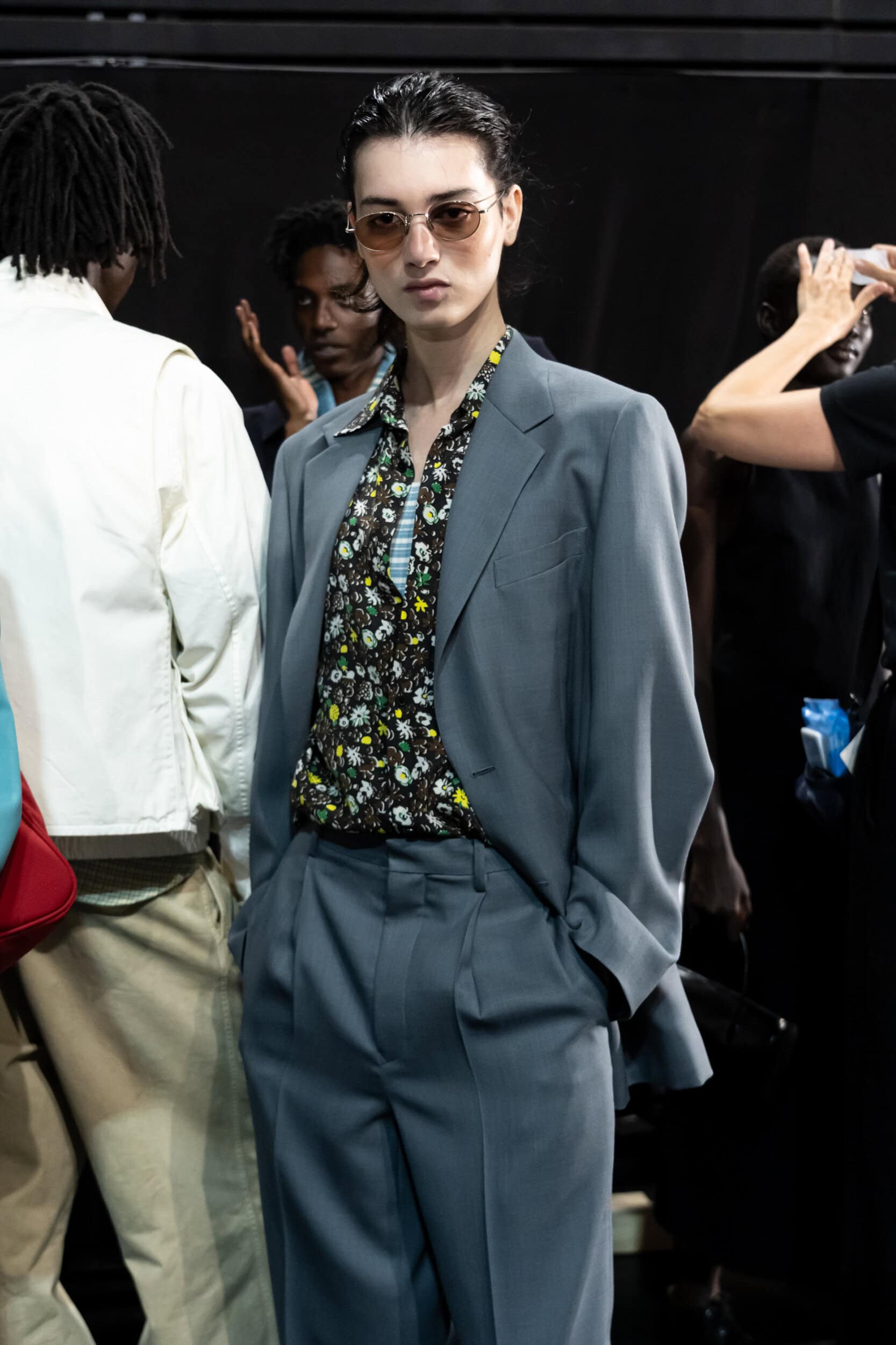 Auralee Spring 2027 Men's Fashion Show Backstage