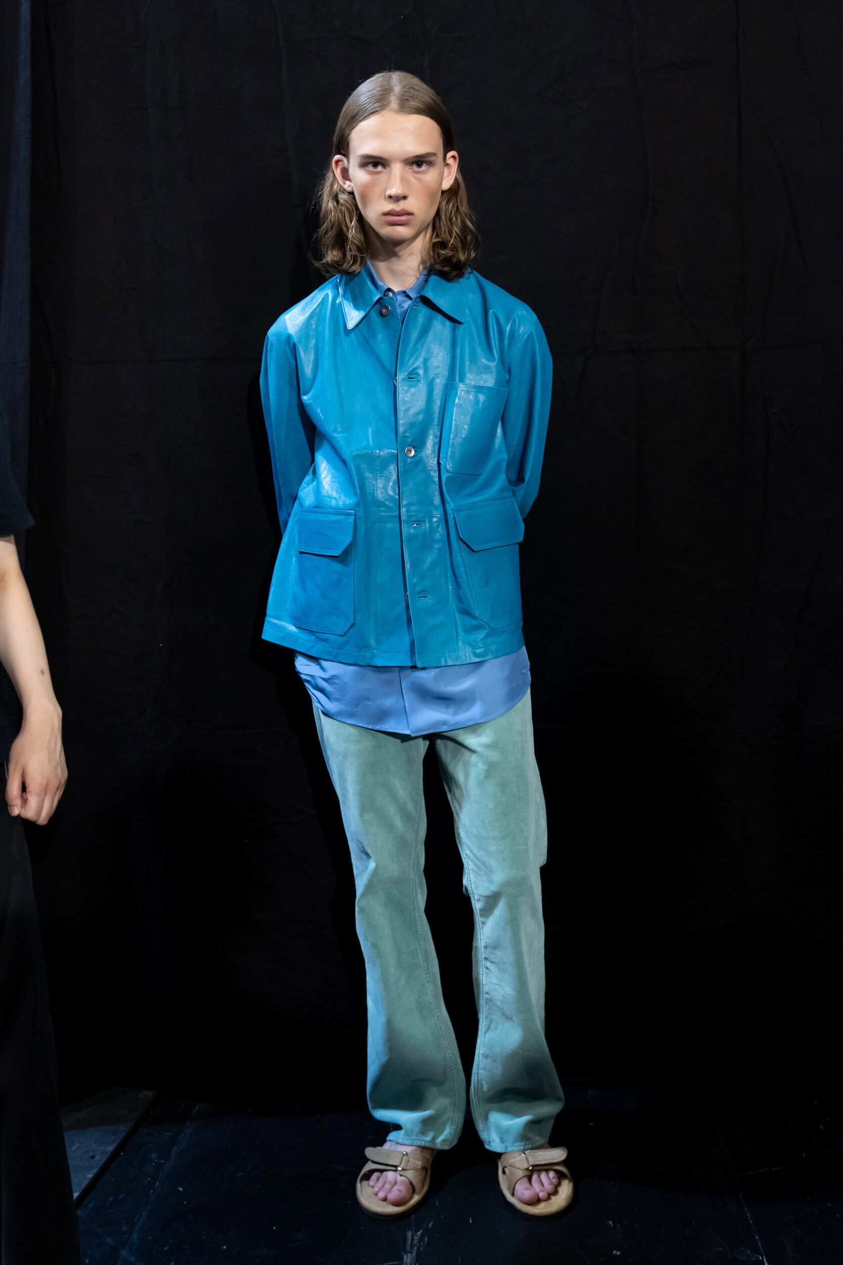 Auralee Spring 2027 Men's Fashion Show Backstage