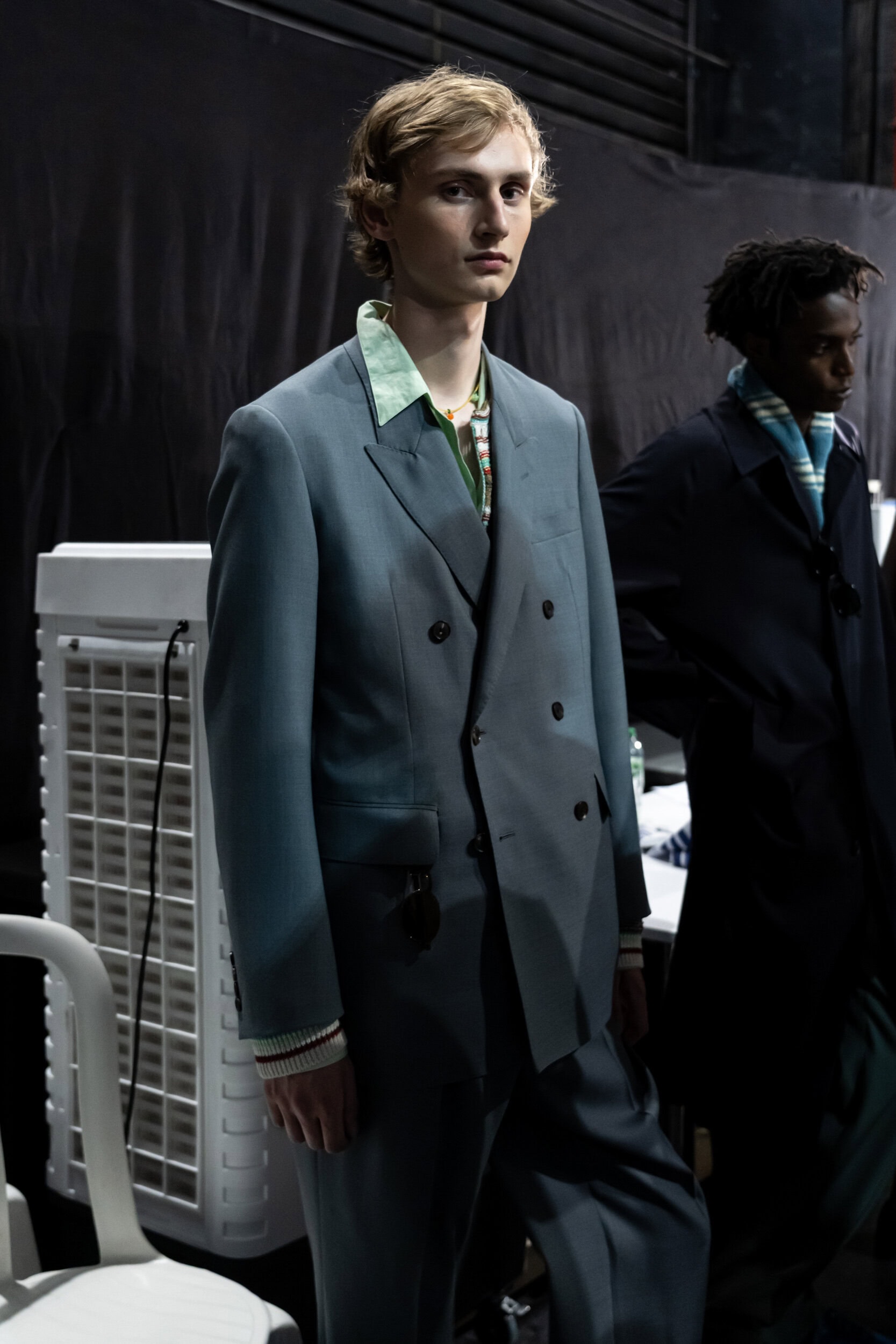 Auralee Spring 2027 Men's Fashion Show Backstage