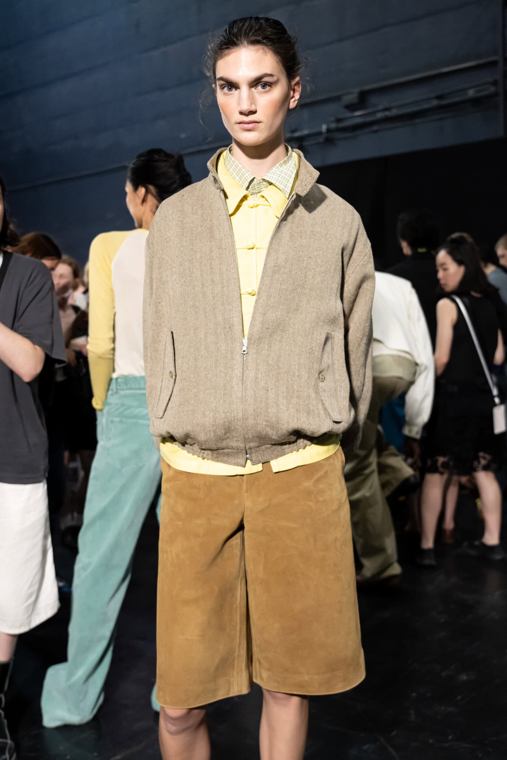 Auralee Spring 2027 Men's Fashion Show Backstage