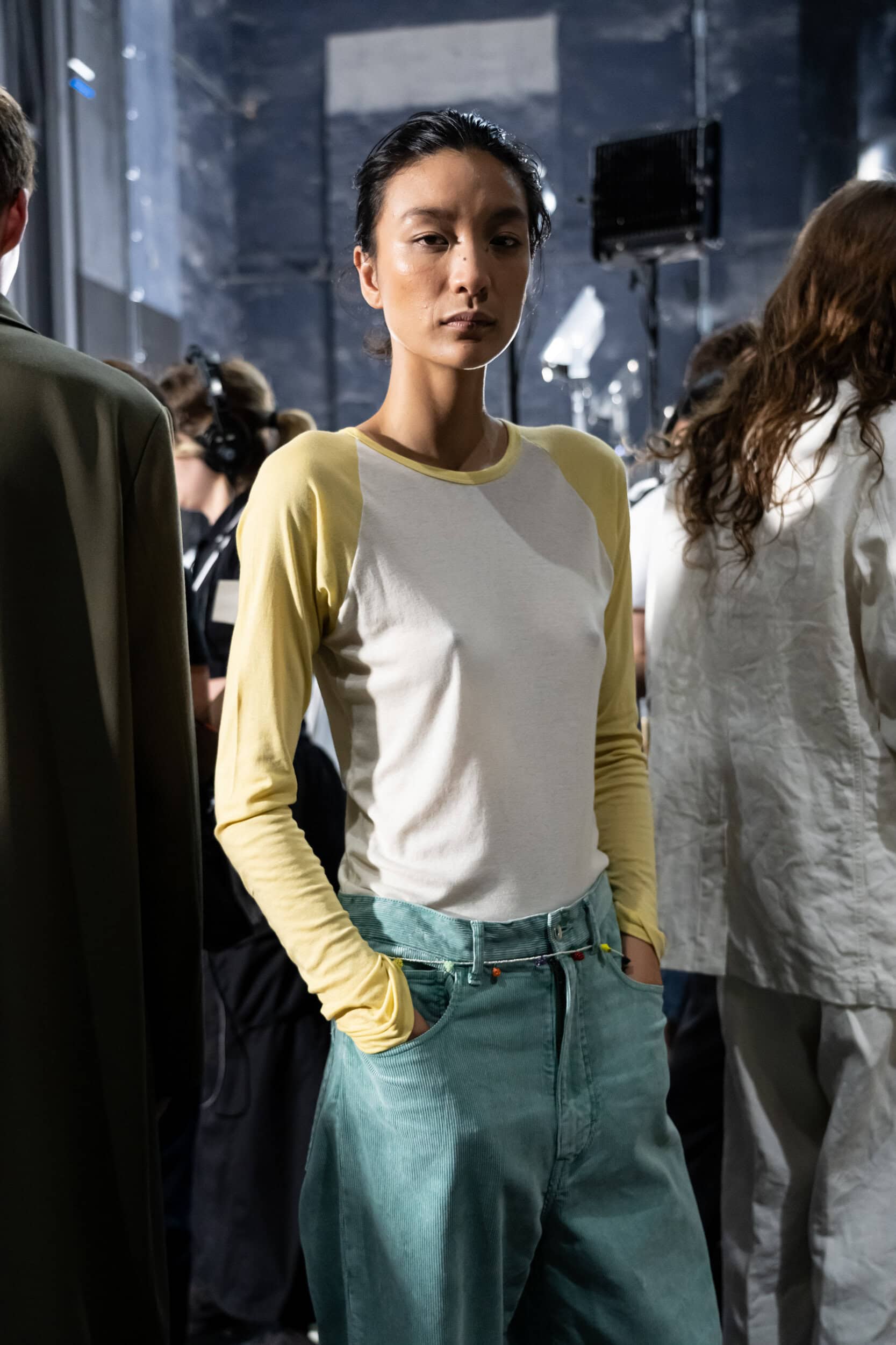 Auralee Spring 2027 Men's Fashion Show Backstage