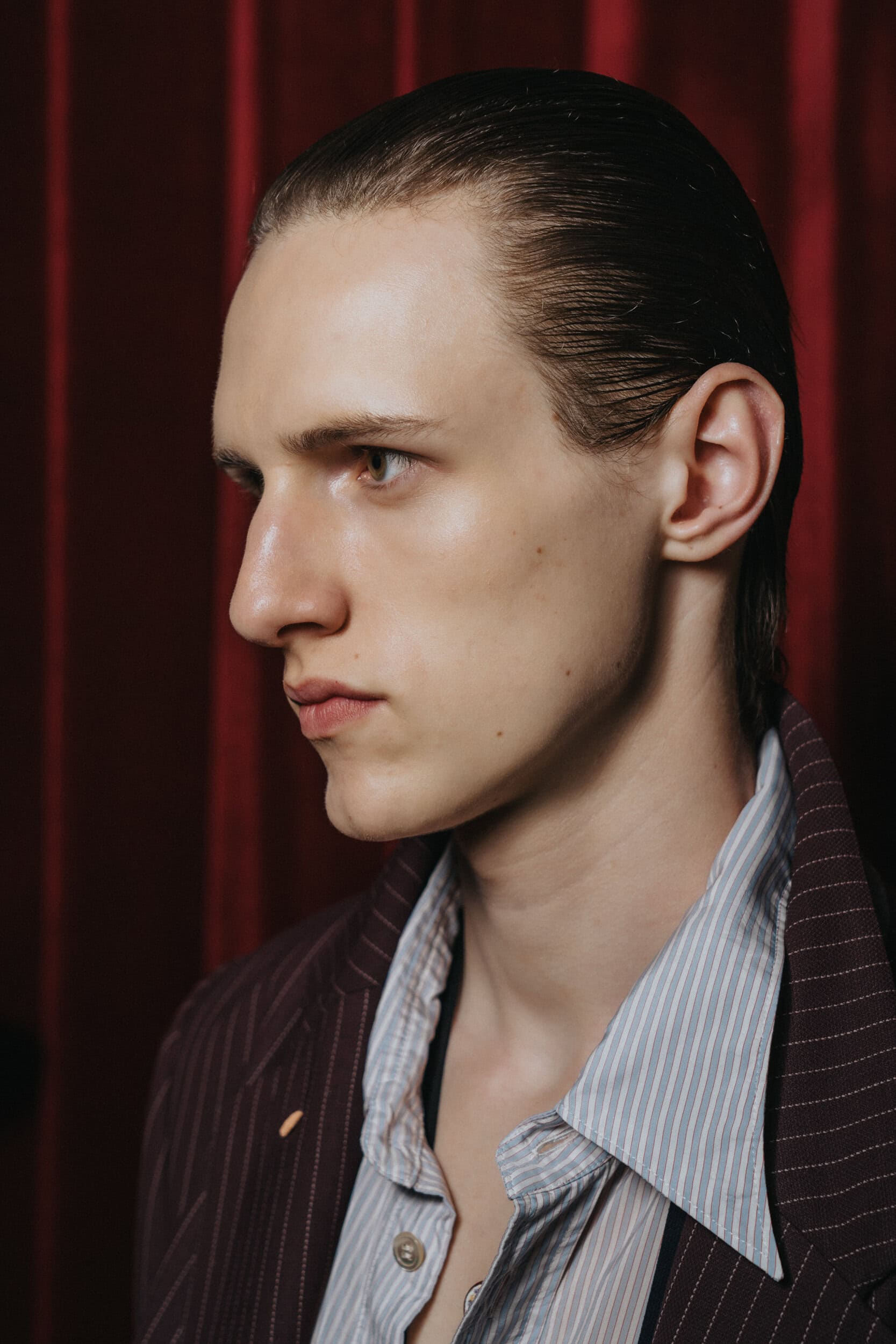 Bed J.w. Ford Spring 2027 Men's Fashion Show Backstage