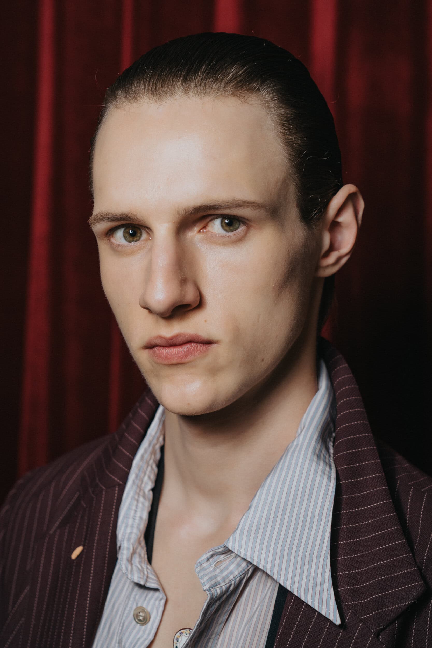 Bed J.w. Ford Spring 2027 Men's Fashion Show Backstage