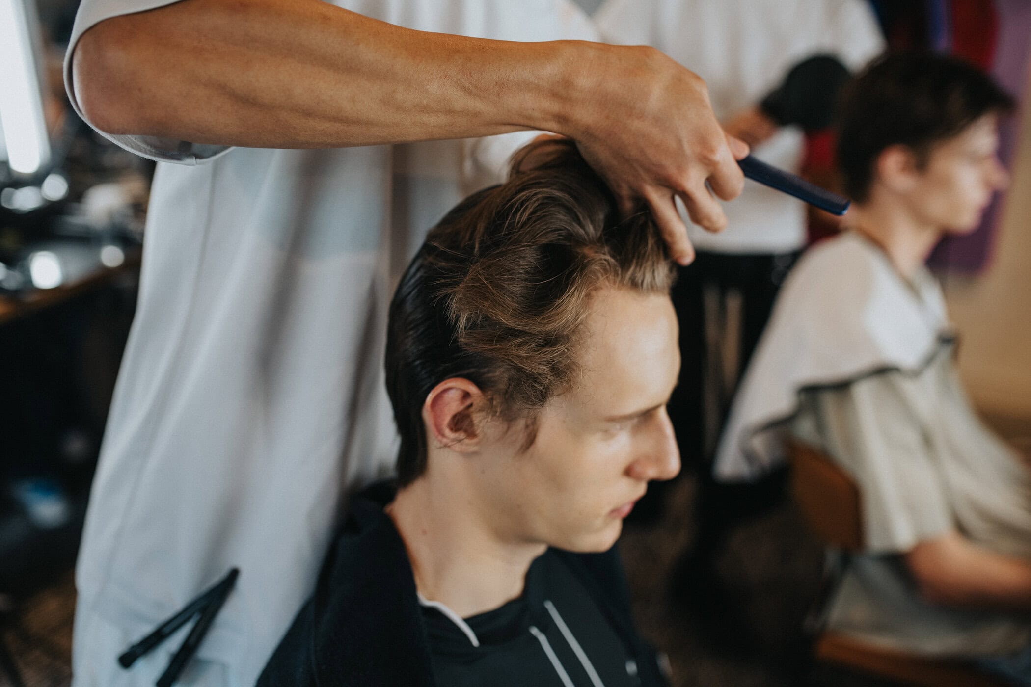 Bed J.w. Ford Spring 2027 Men's Fashion Show Backstage