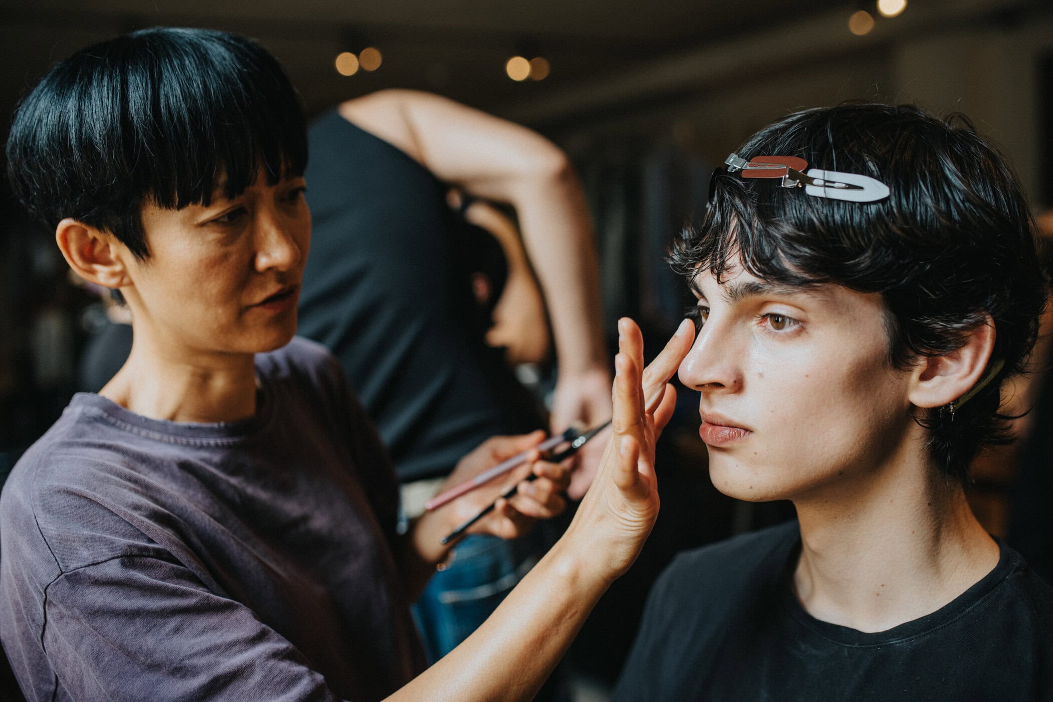 Bed J.w. Ford Spring 2027 Men's Fashion Show Backstage