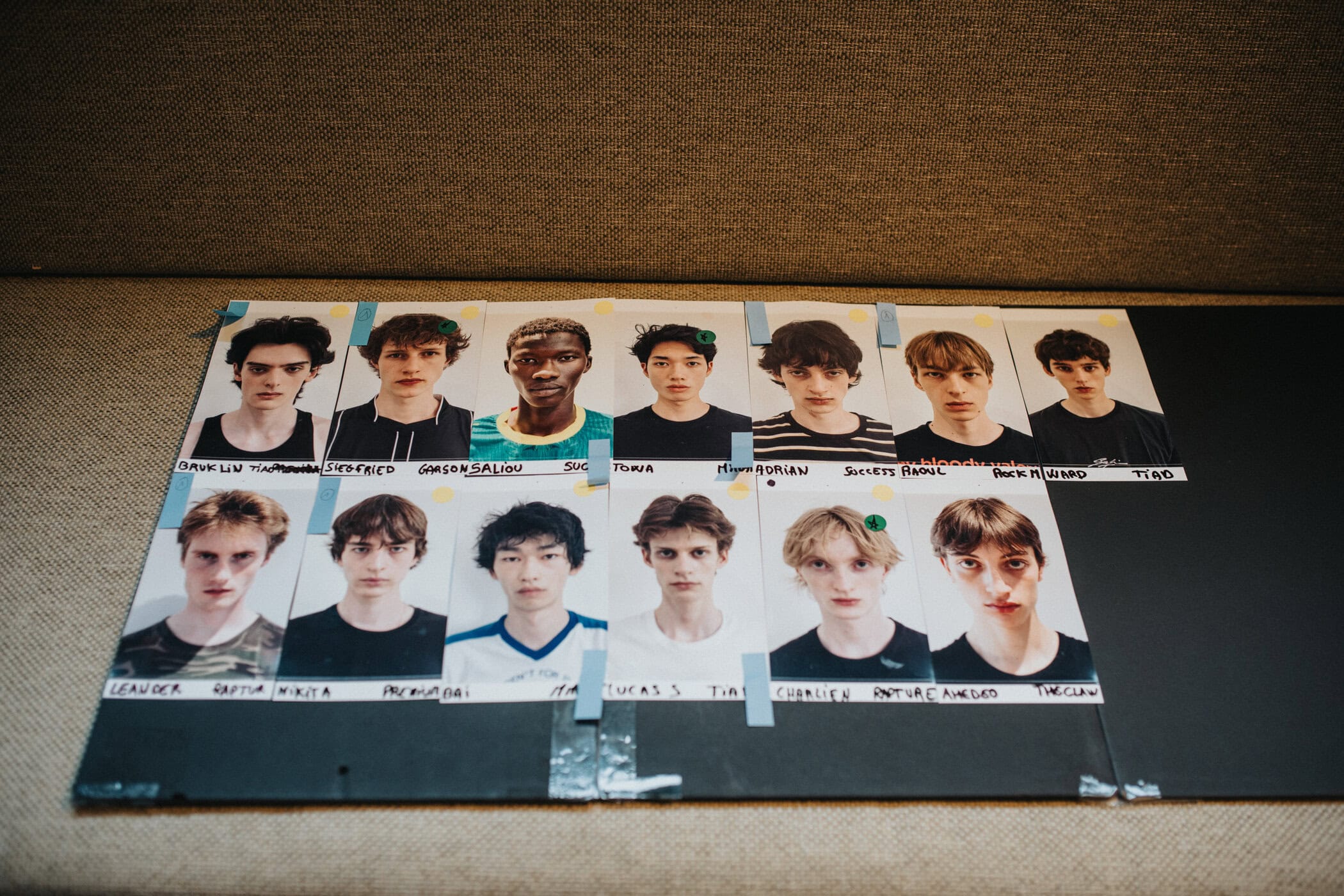 Bed J.w. Ford Spring 2027 Men's Fashion Show Backstage