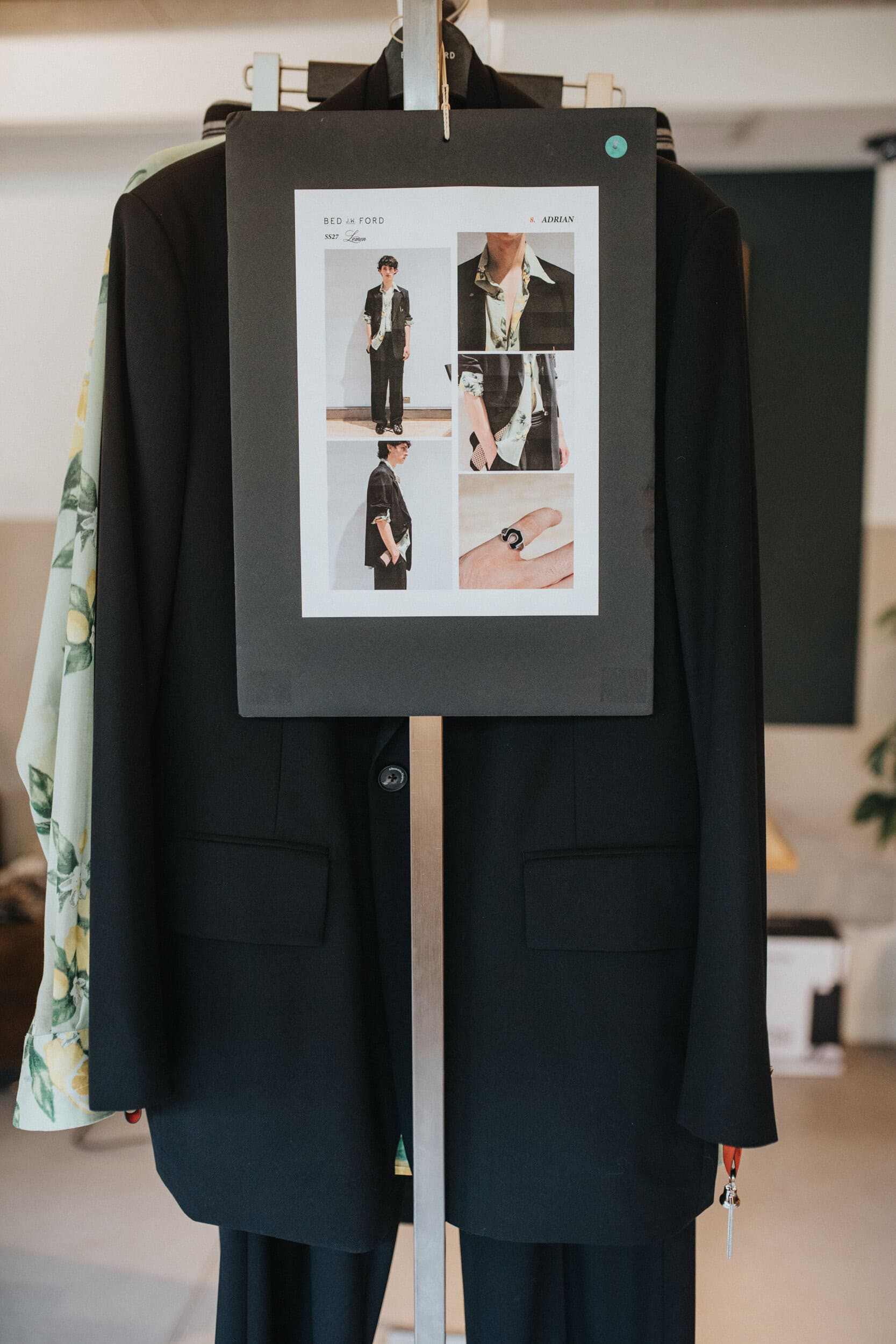 Bed J.w. Ford Spring 2027 Men's Fashion Show Backstage