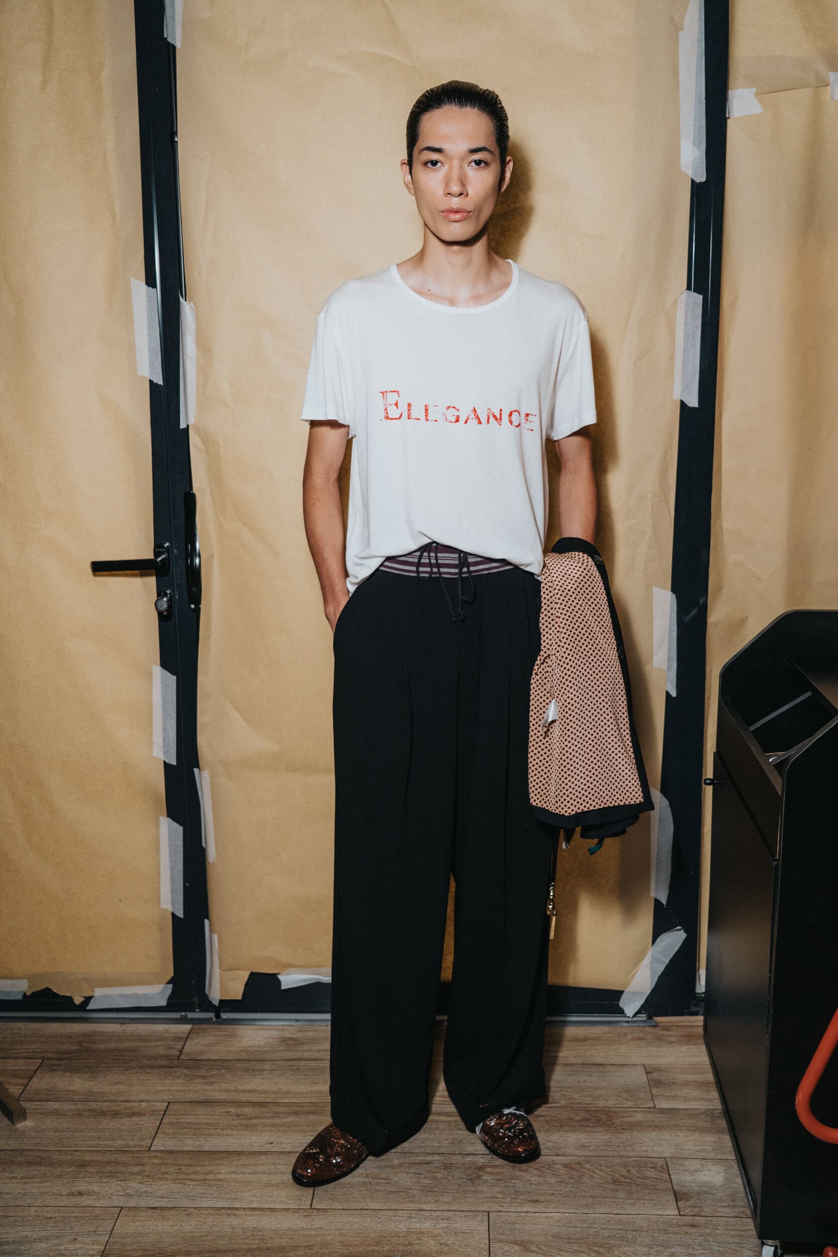 Bed J.w. Ford Spring 2027 Men's Fashion Show Backstage
