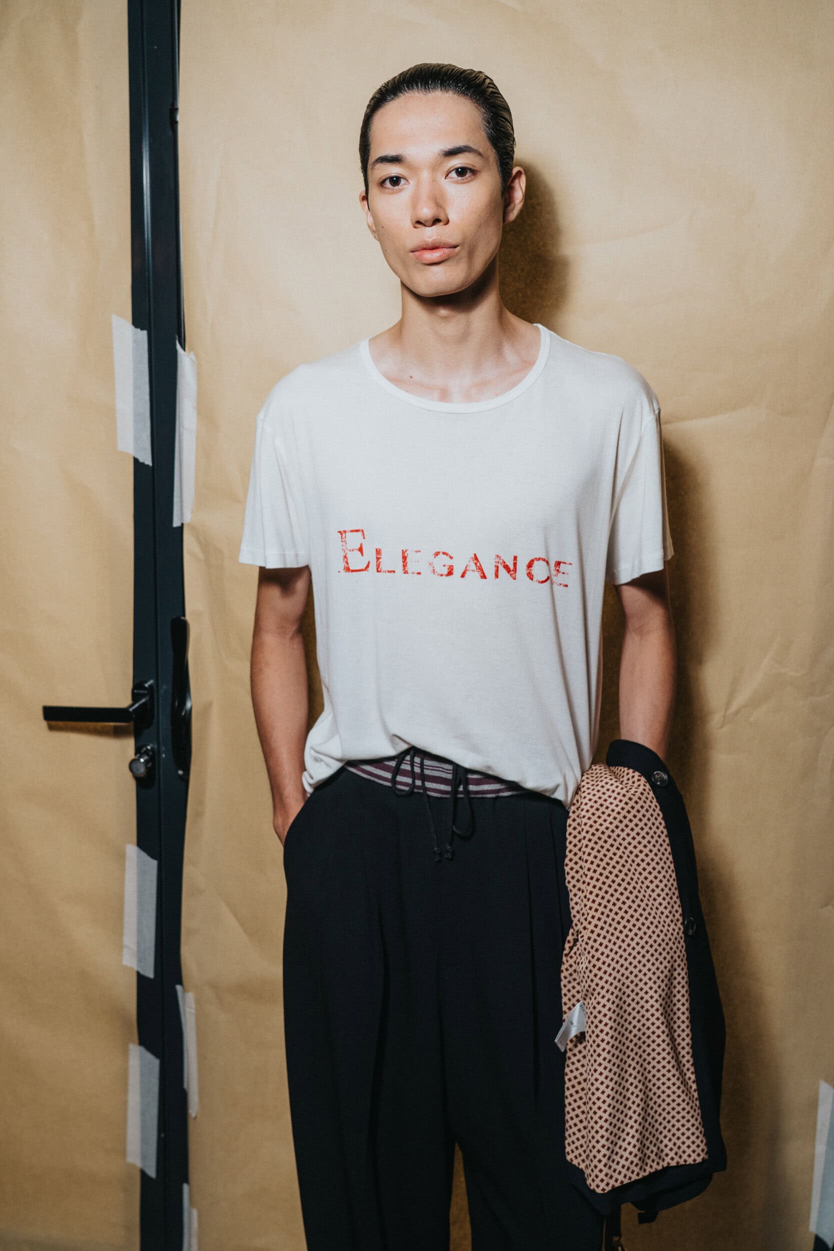 Bed J.w. Ford Spring 2027 Men's Fashion Show Backstage