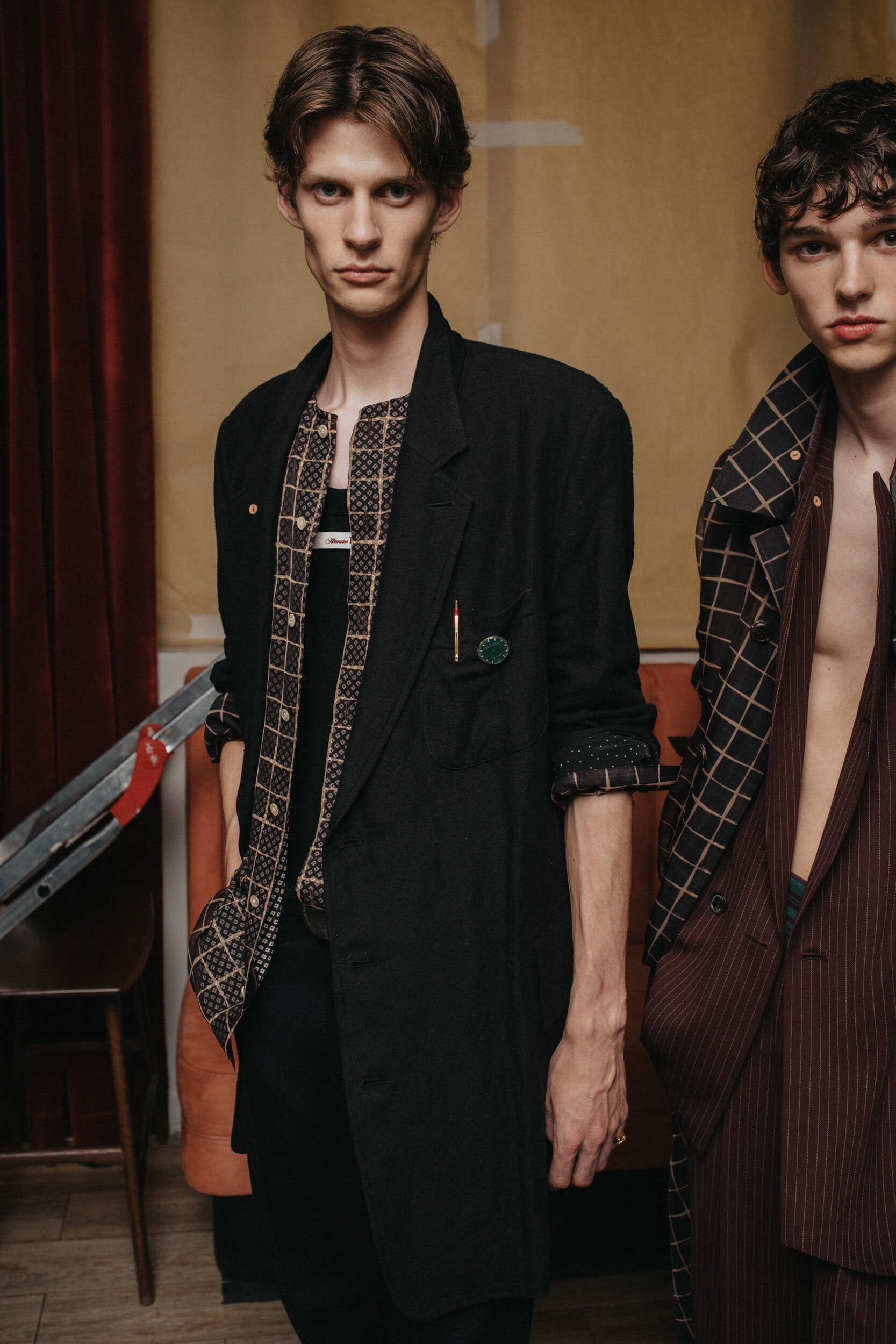 Bed J.w. Ford Spring 2027 Men's Fashion Show Backstage
