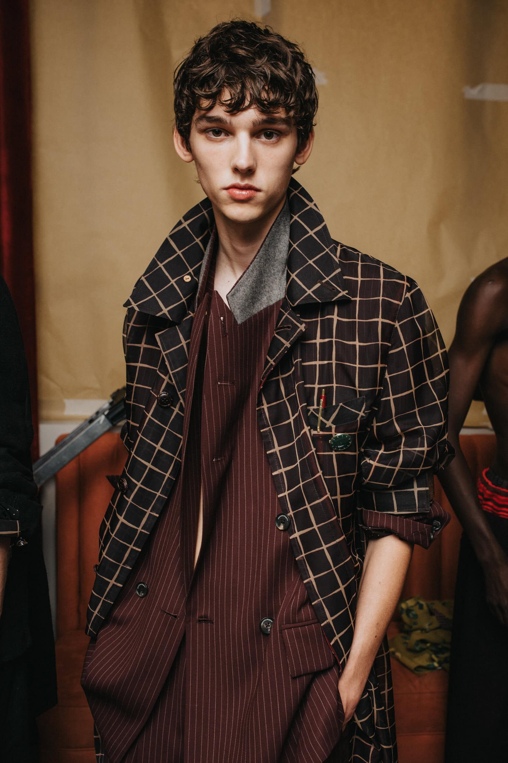 Bed J.w. Ford Spring 2027 Men's Fashion Show Backstage