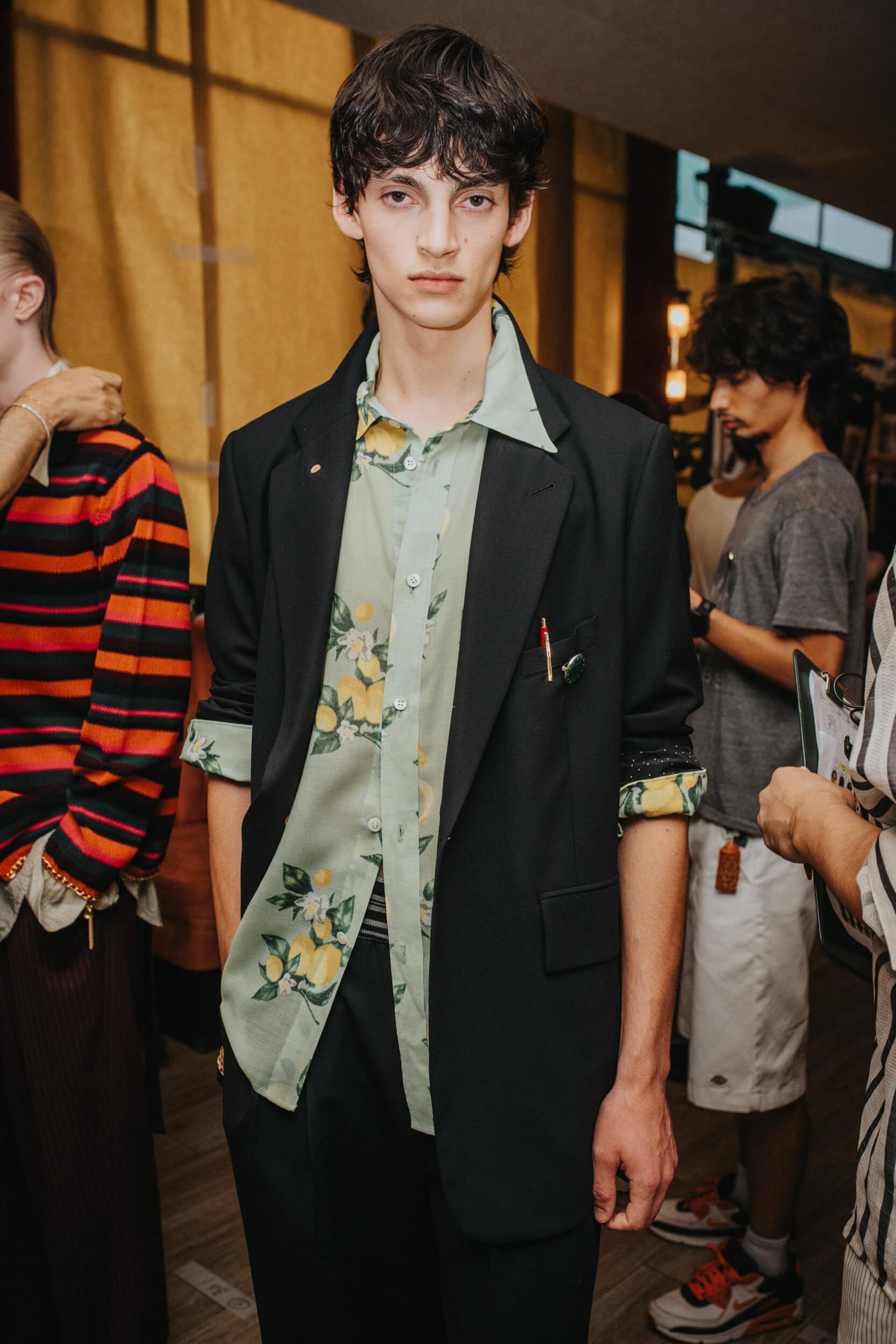 Bed J.w. Ford Spring 2027 Men's Fashion Show Backstage