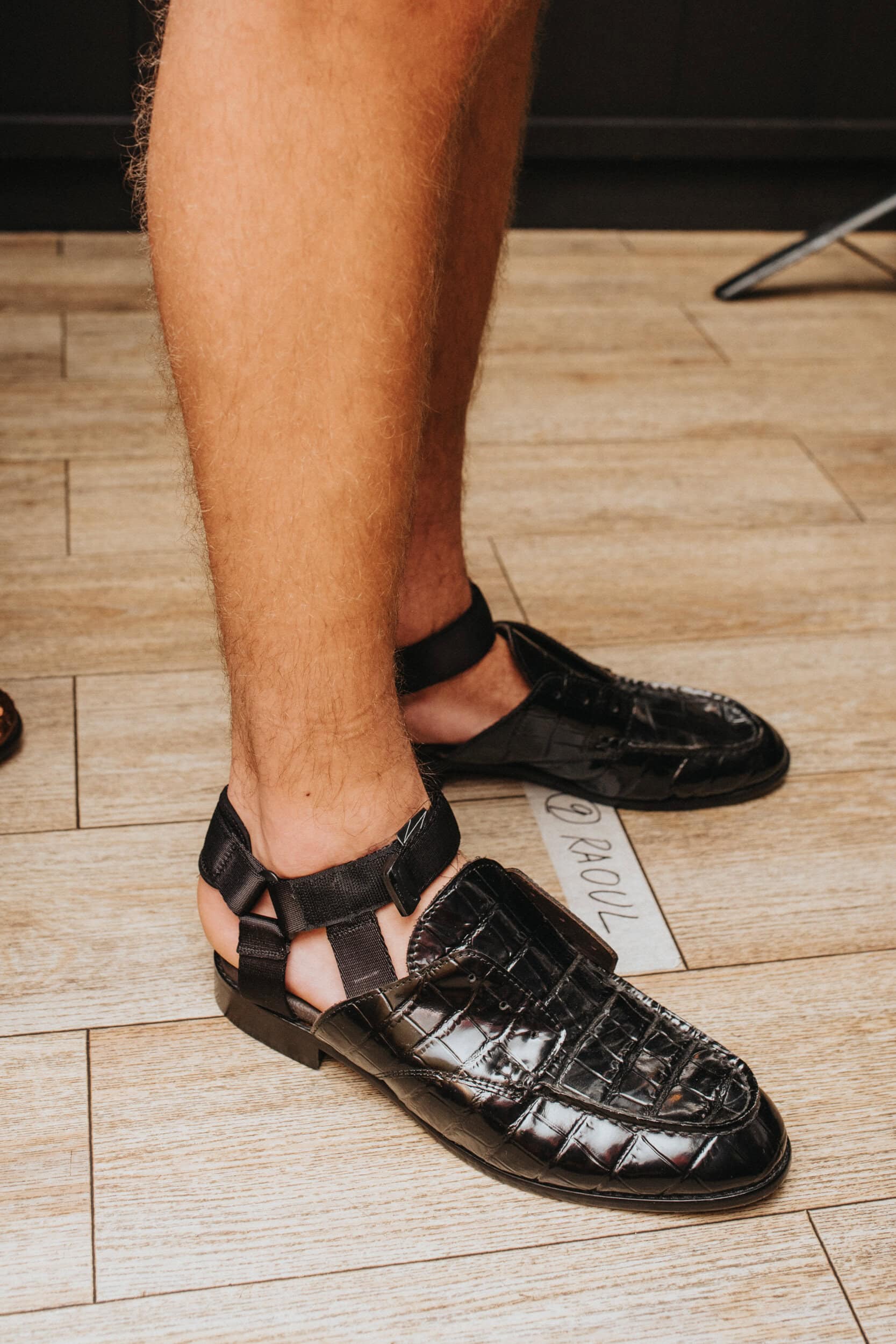 Bed J.w. Ford Spring 2027 Men's Fashion Show Backstage