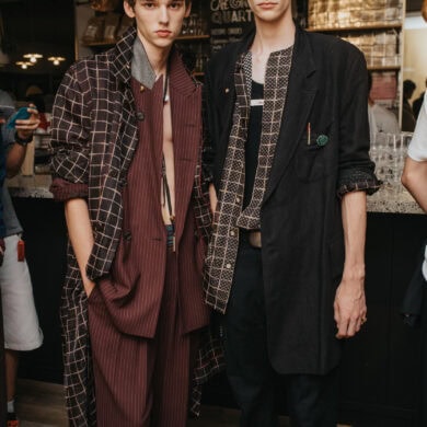 Bed J.w. Ford Spring 2027 Men's Fashion Show Backstage