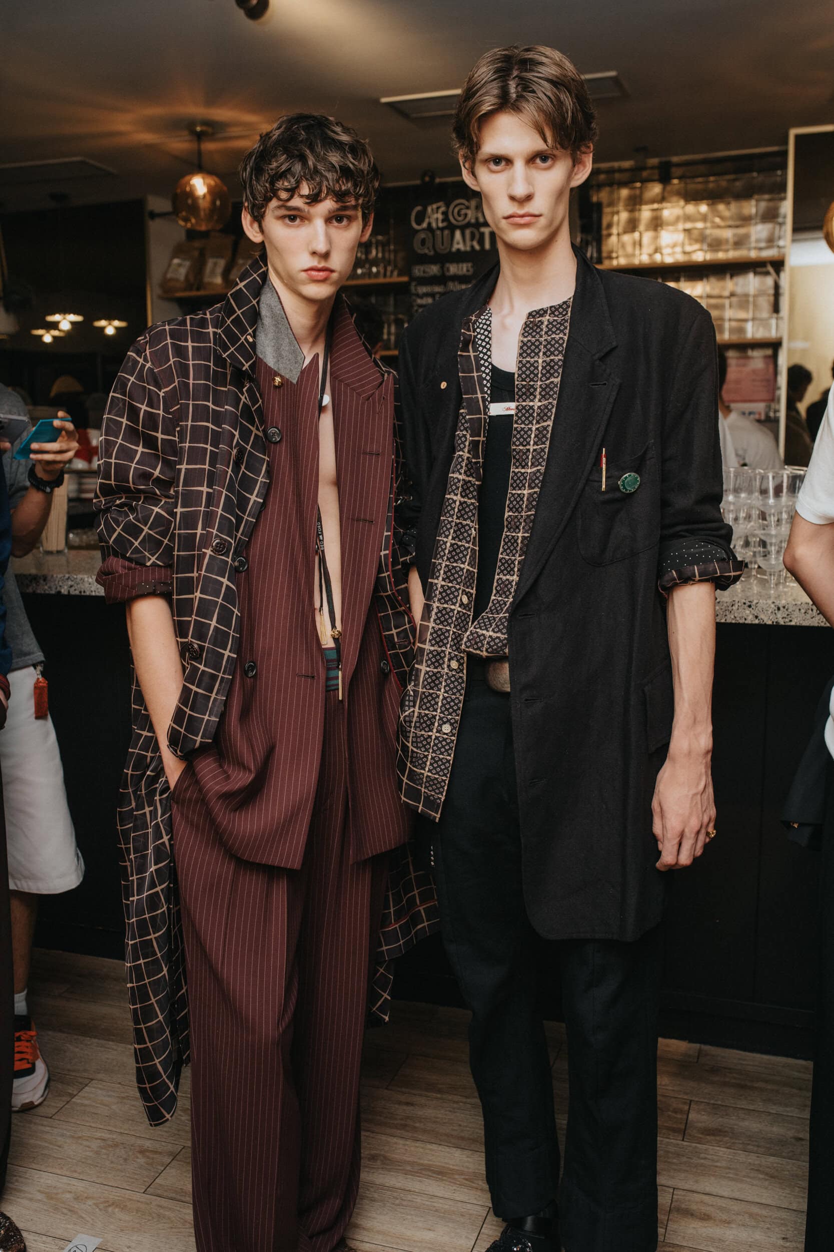 Bed J.w. Ford Spring 2027 Men's Fashion Show Backstage