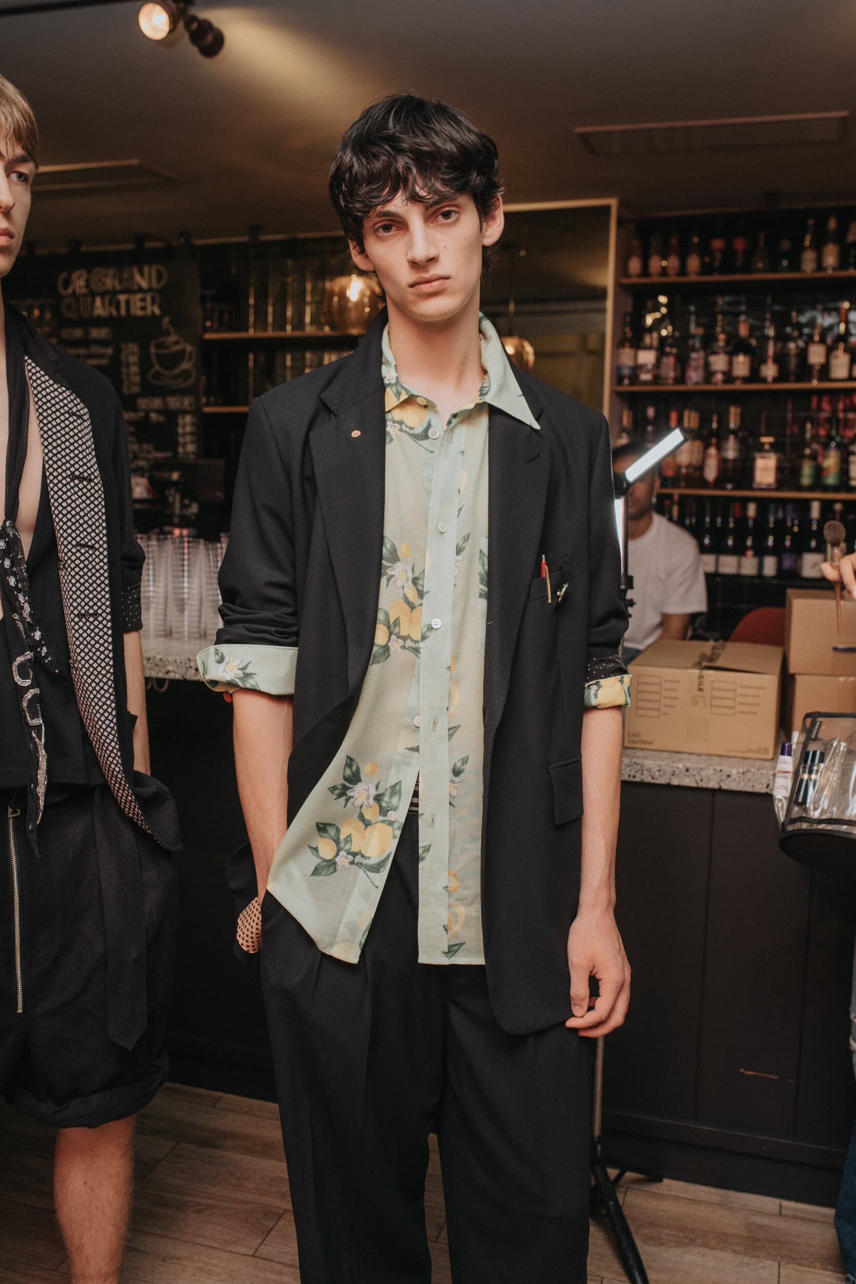 Bed J.w. Ford Spring 2027 Men's Fashion Show Backstage