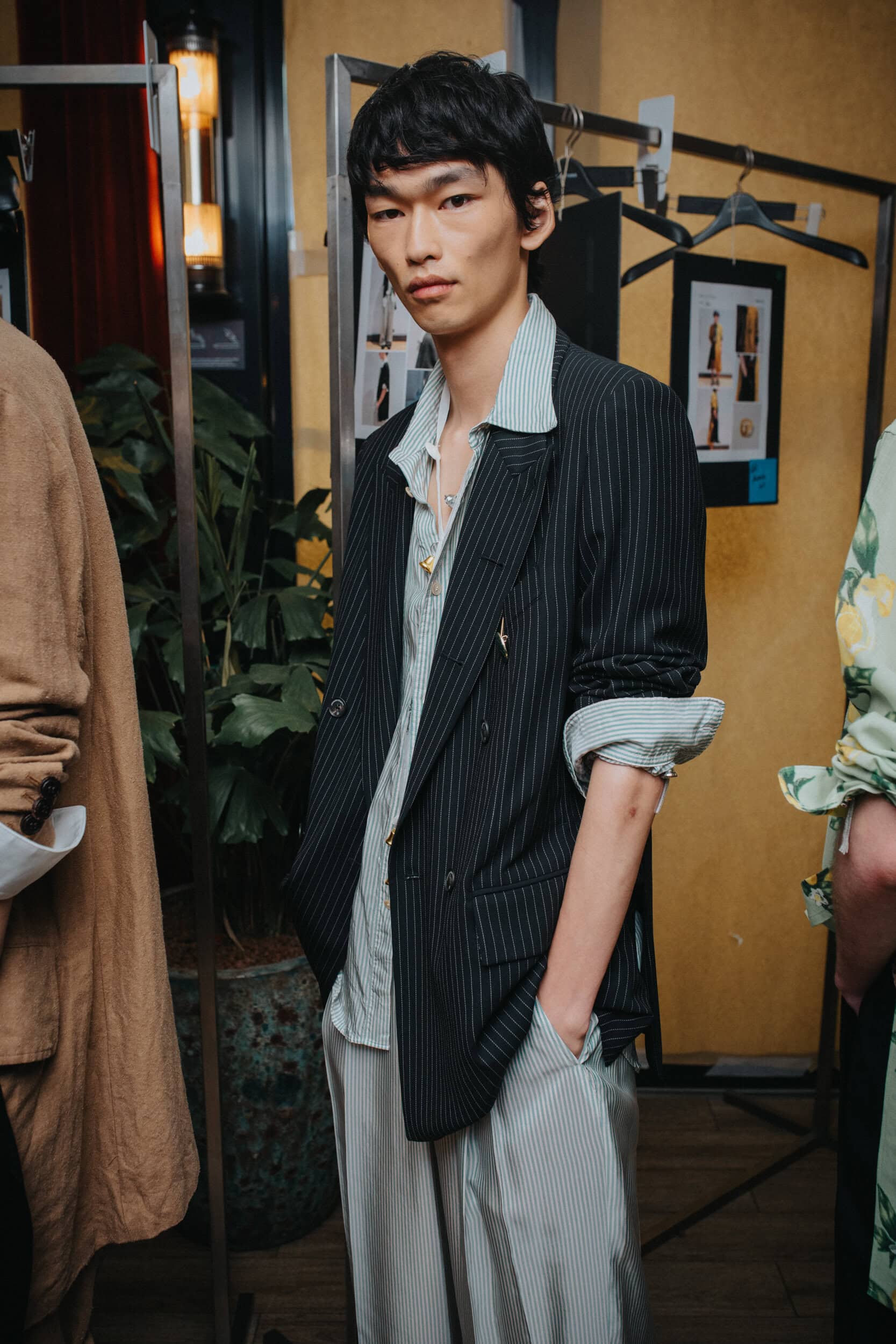 Bed J.w. Ford Spring 2027 Men's Fashion Show Backstage