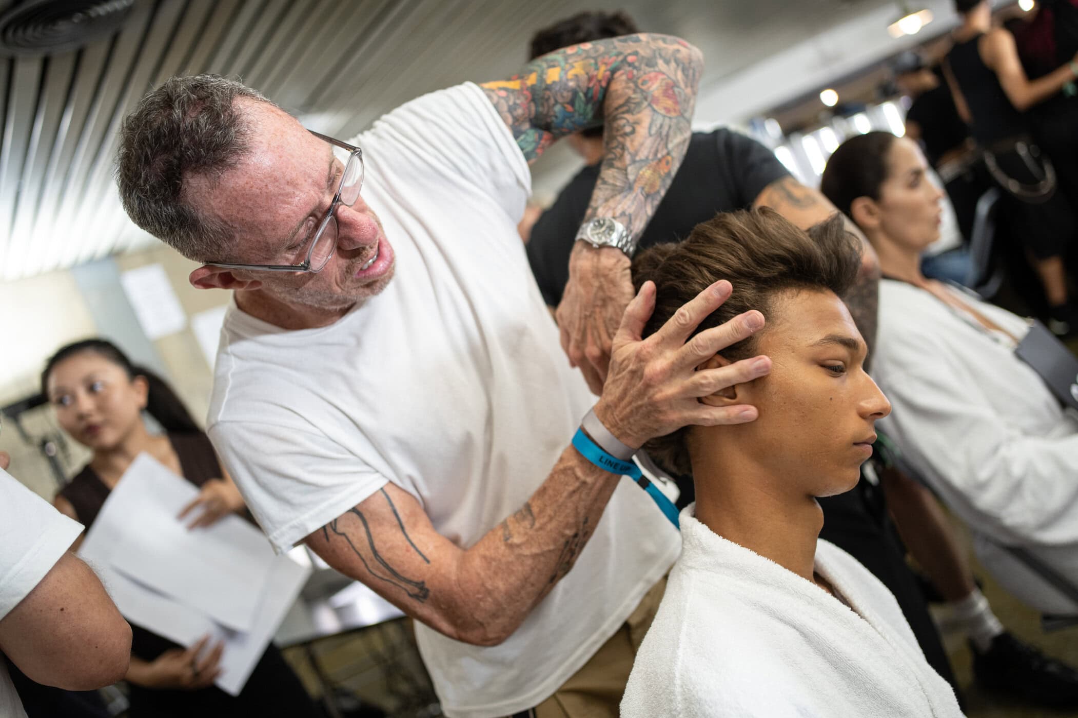 Willy Chavarria Spring 2027 Men's Fashion Show Backstage