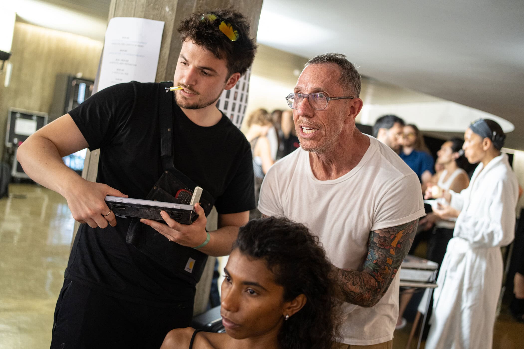 Willy Chavarria Spring 2027 Men's Fashion Show Backstage