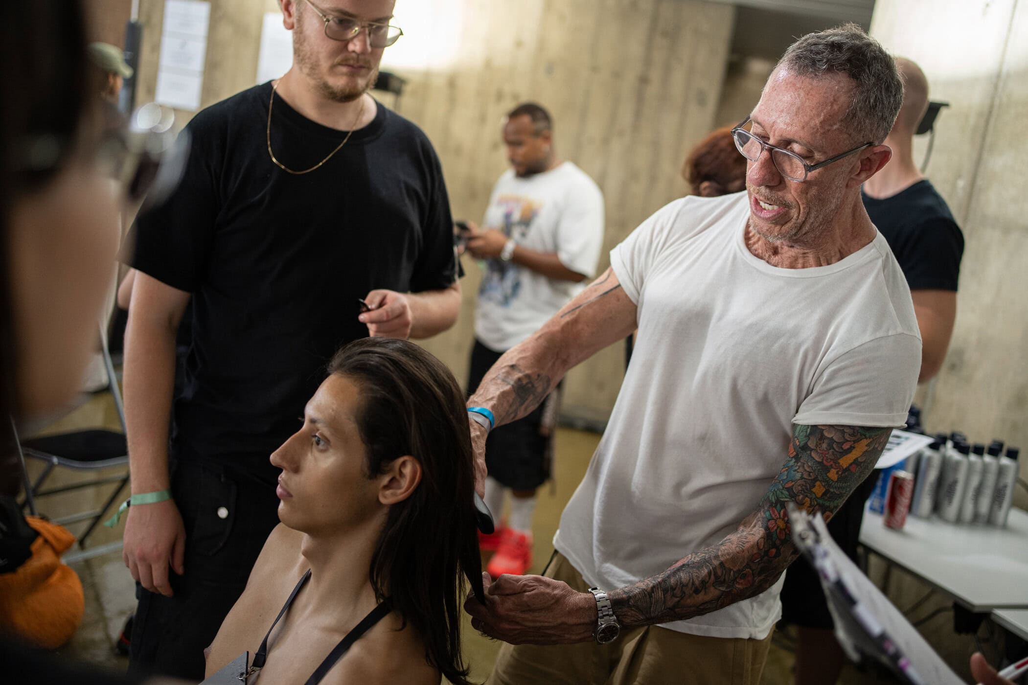 Willy Chavarria Spring 2027 Men's Fashion Show Backstage