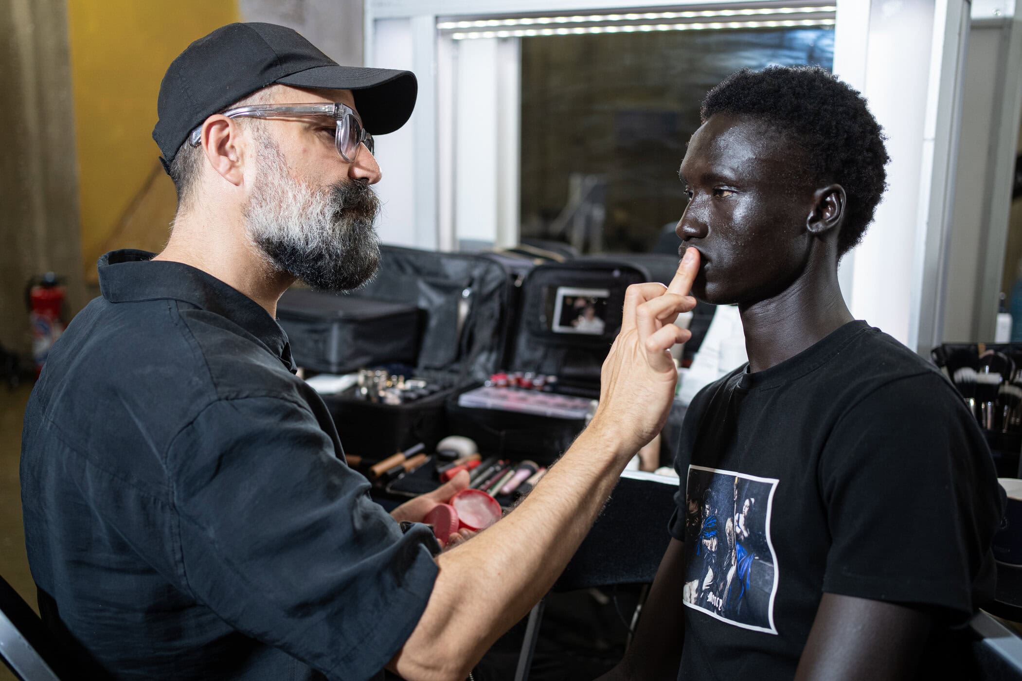 Willy Chavarria Spring 2027 Men's Fashion Show Backstage