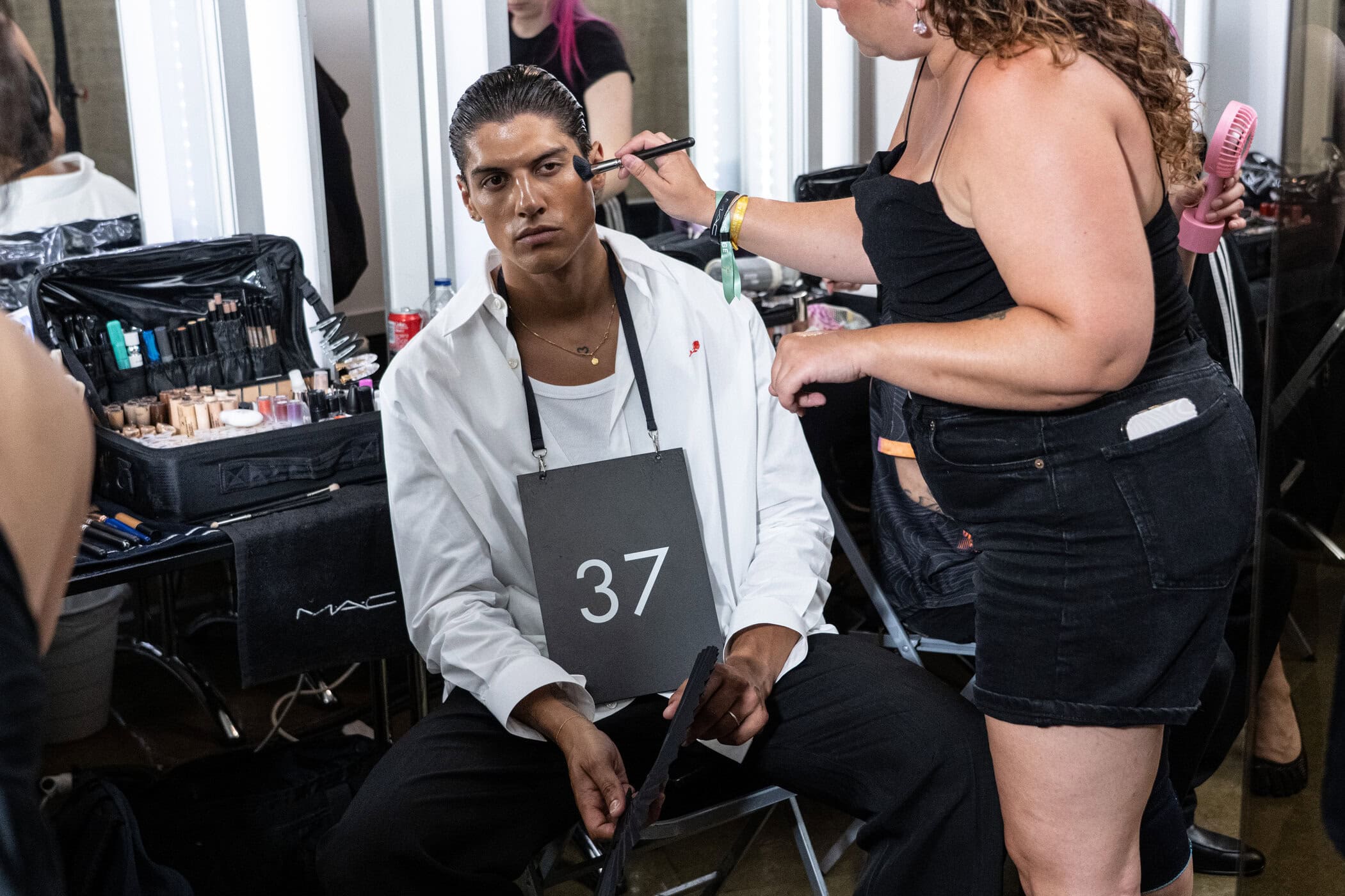 Willy Chavarria Spring 2027 Men's Fashion Show Backstage