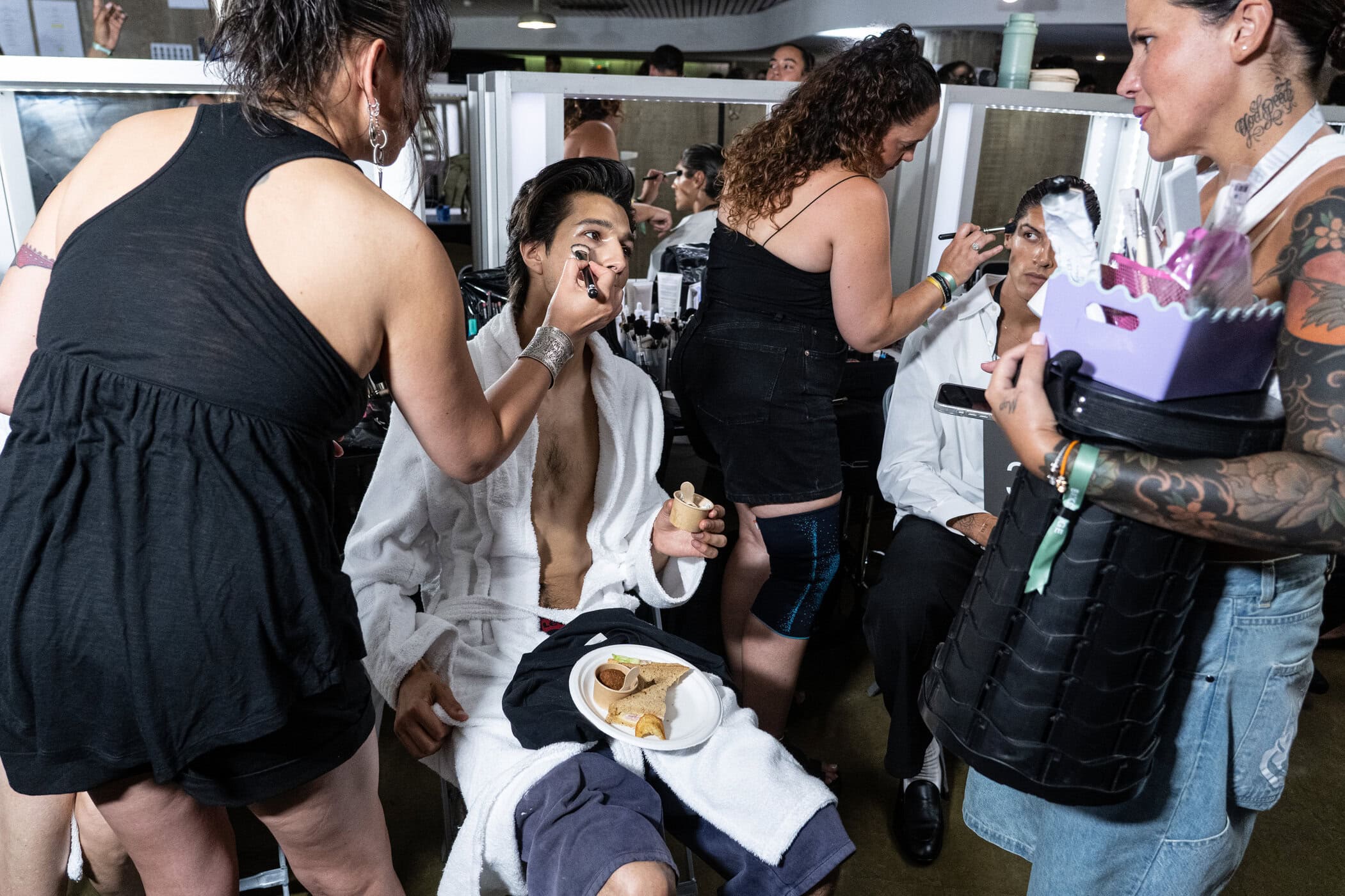 Willy Chavarria Spring 2027 Men's Fashion Show Backstage