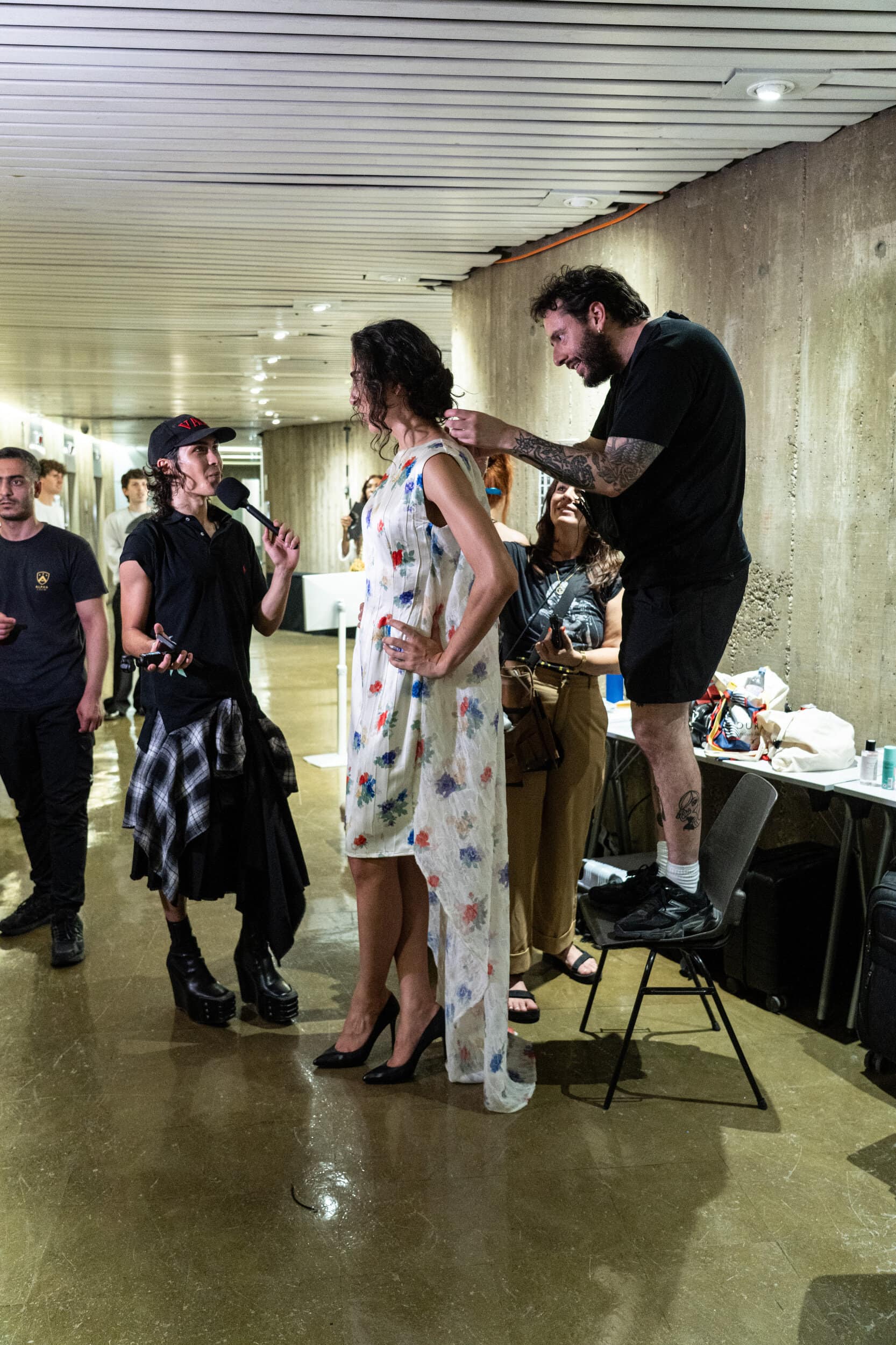 Willy Chavarria Spring 2027 Men's Fashion Show Backstage