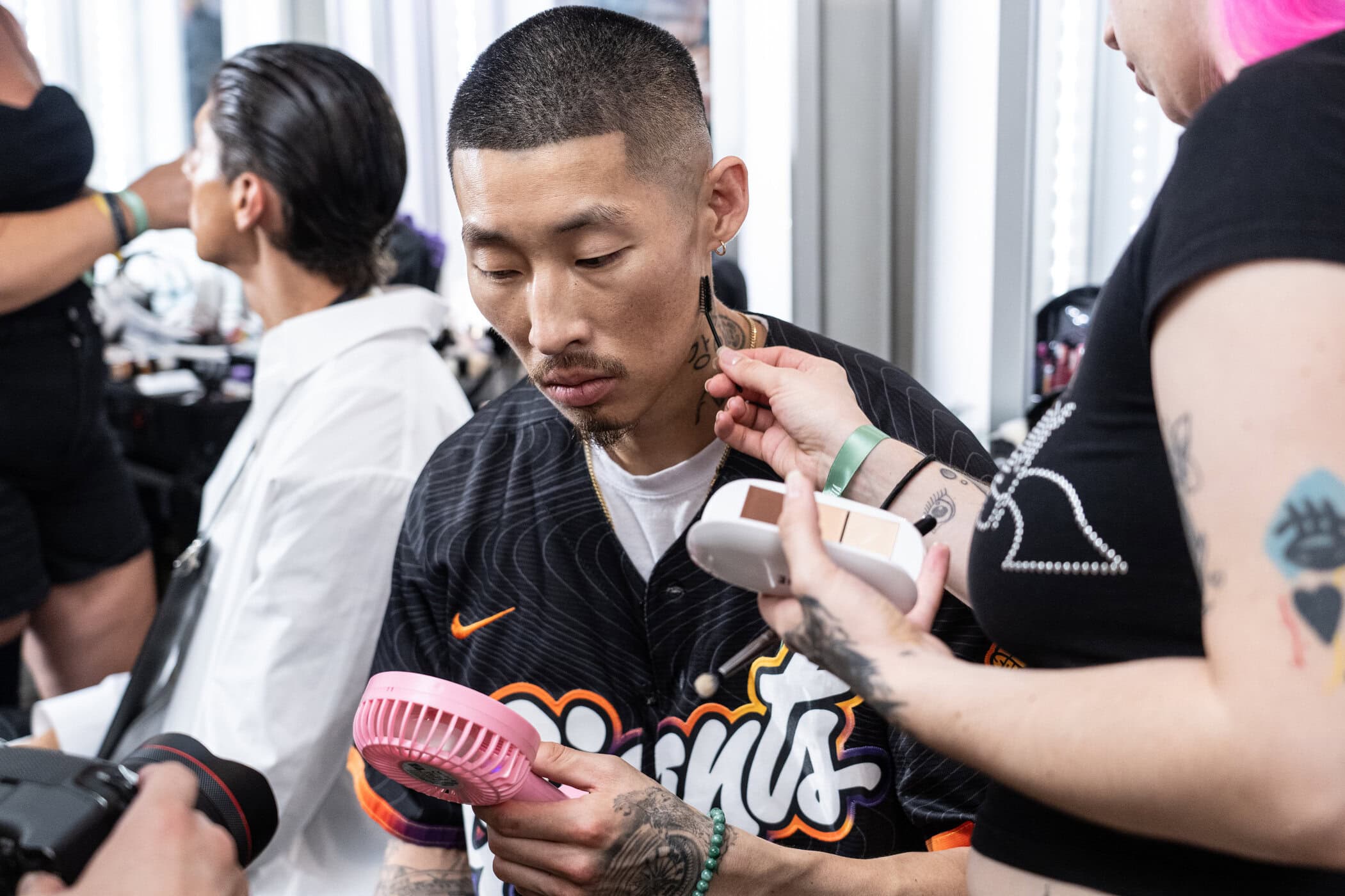 Willy Chavarria Spring 2027 Men's Fashion Show Backstage