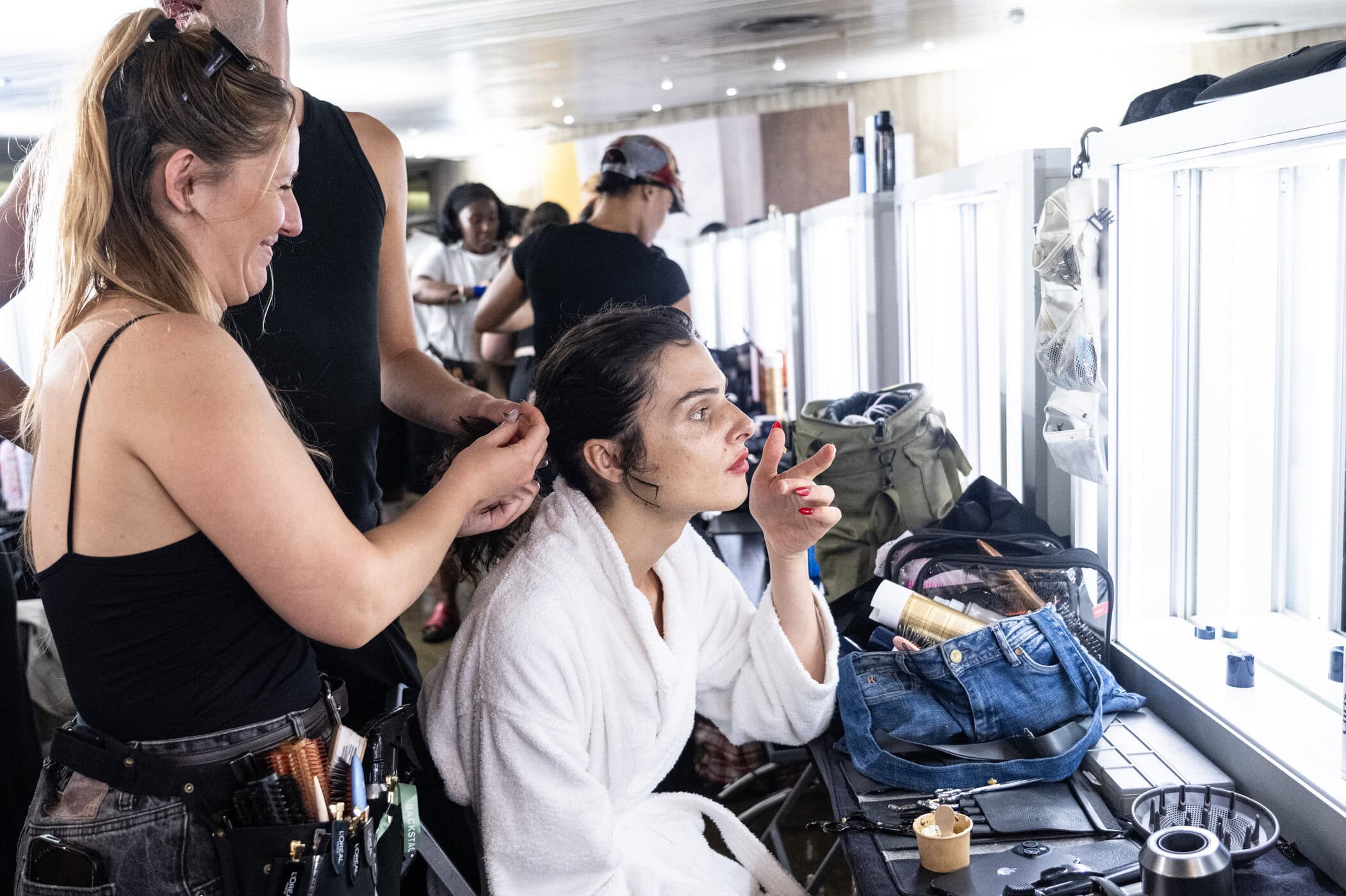Willy Chavarria Spring 2027 Men's Fashion Show Backstage