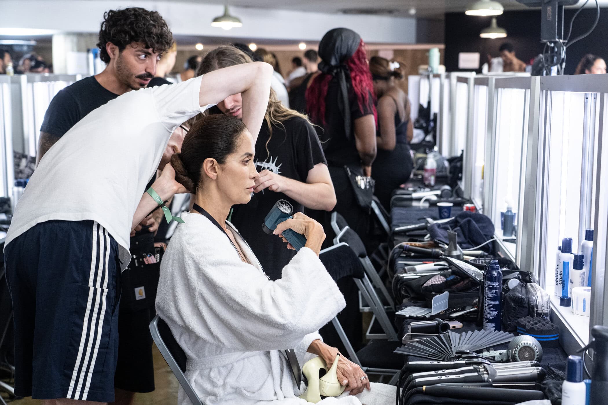 Willy Chavarria Spring 2027 Men's Fashion Show Backstage