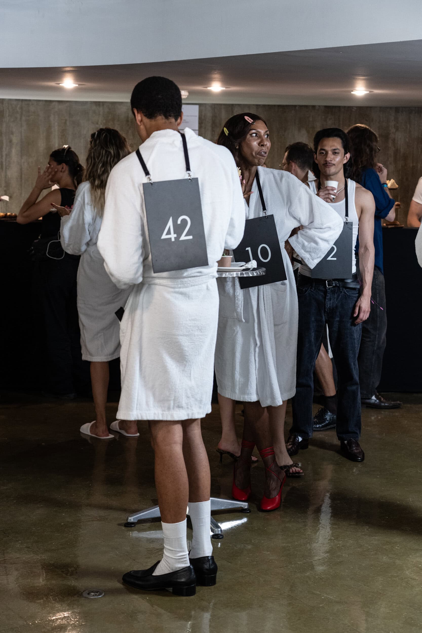 Willy Chavarria Spring 2027 Men's Fashion Show Backstage