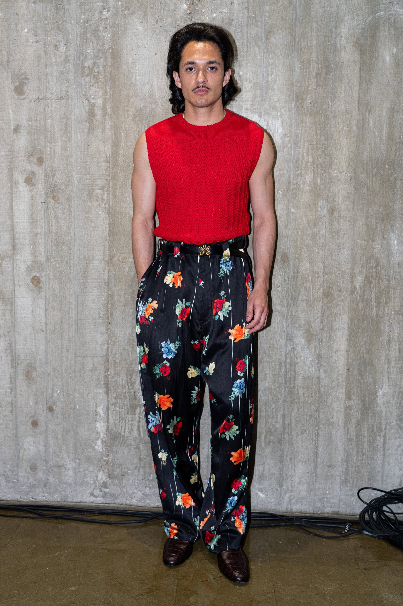 Willy Chavarria Spring 2027 Men's Fashion Show Backstage
