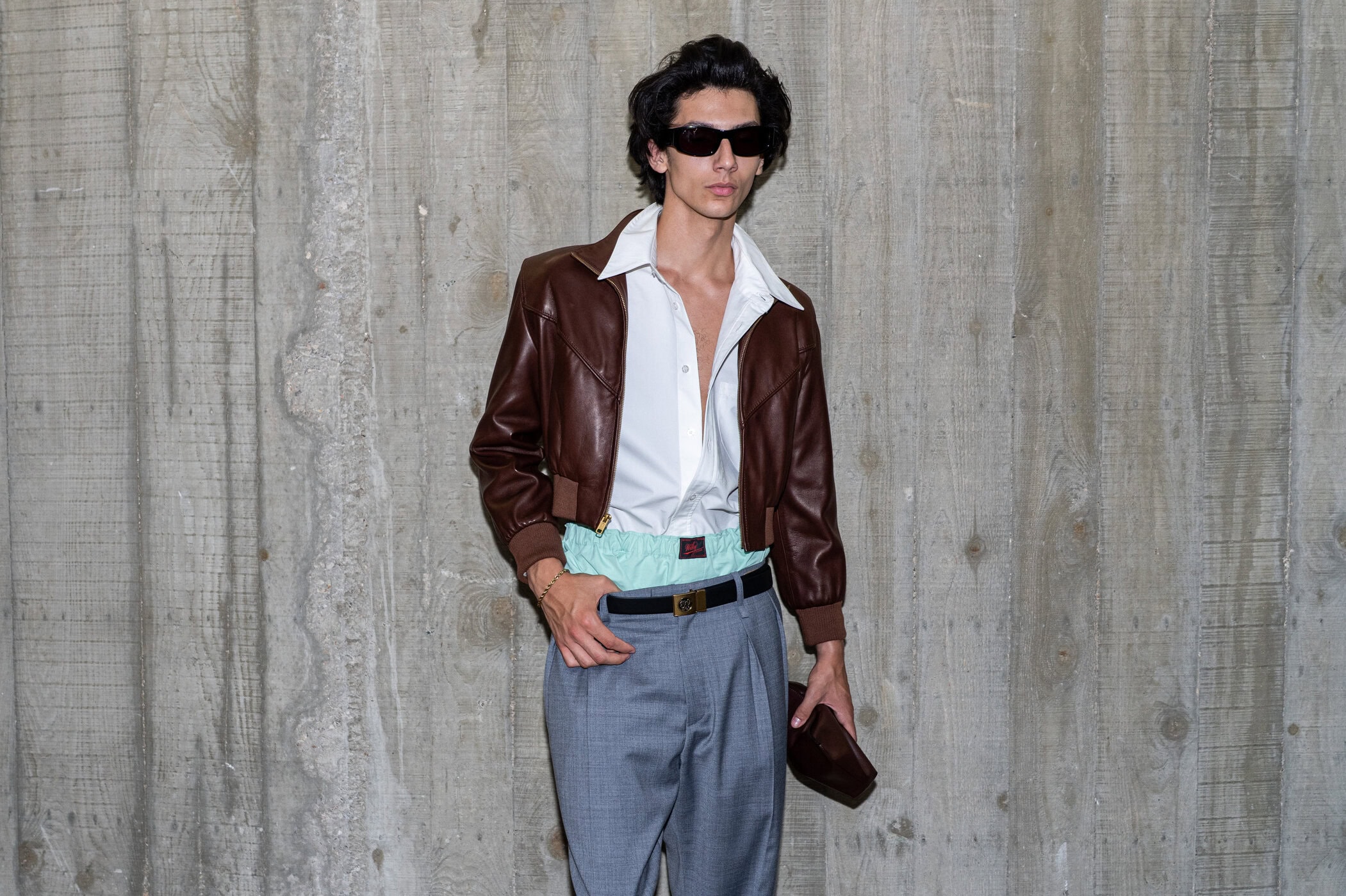 Willy Chavarria Spring 2027 Men's Fashion Show Backstage