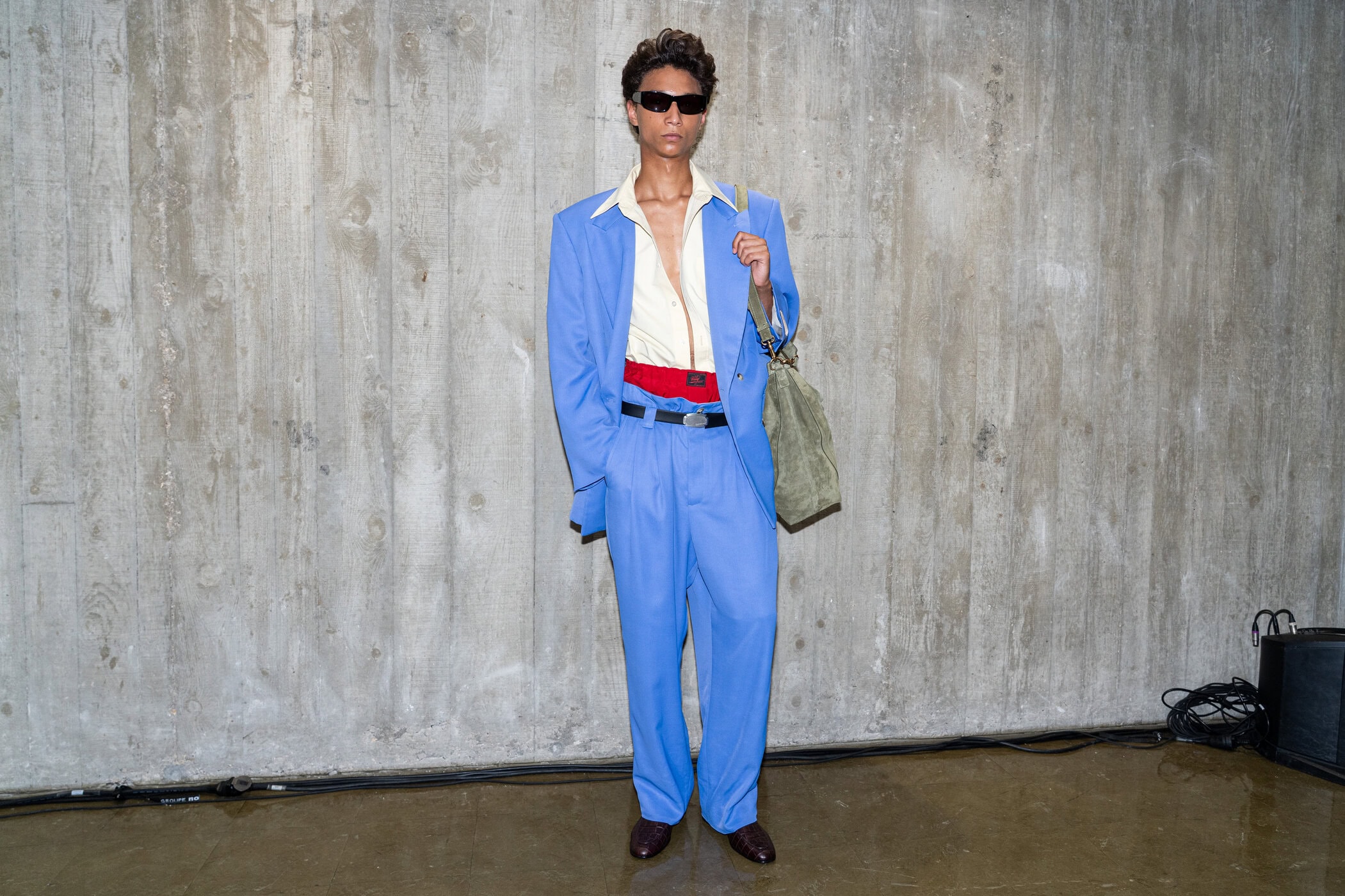 Willy Chavarria Spring 2027 Men's Fashion Show Backstage