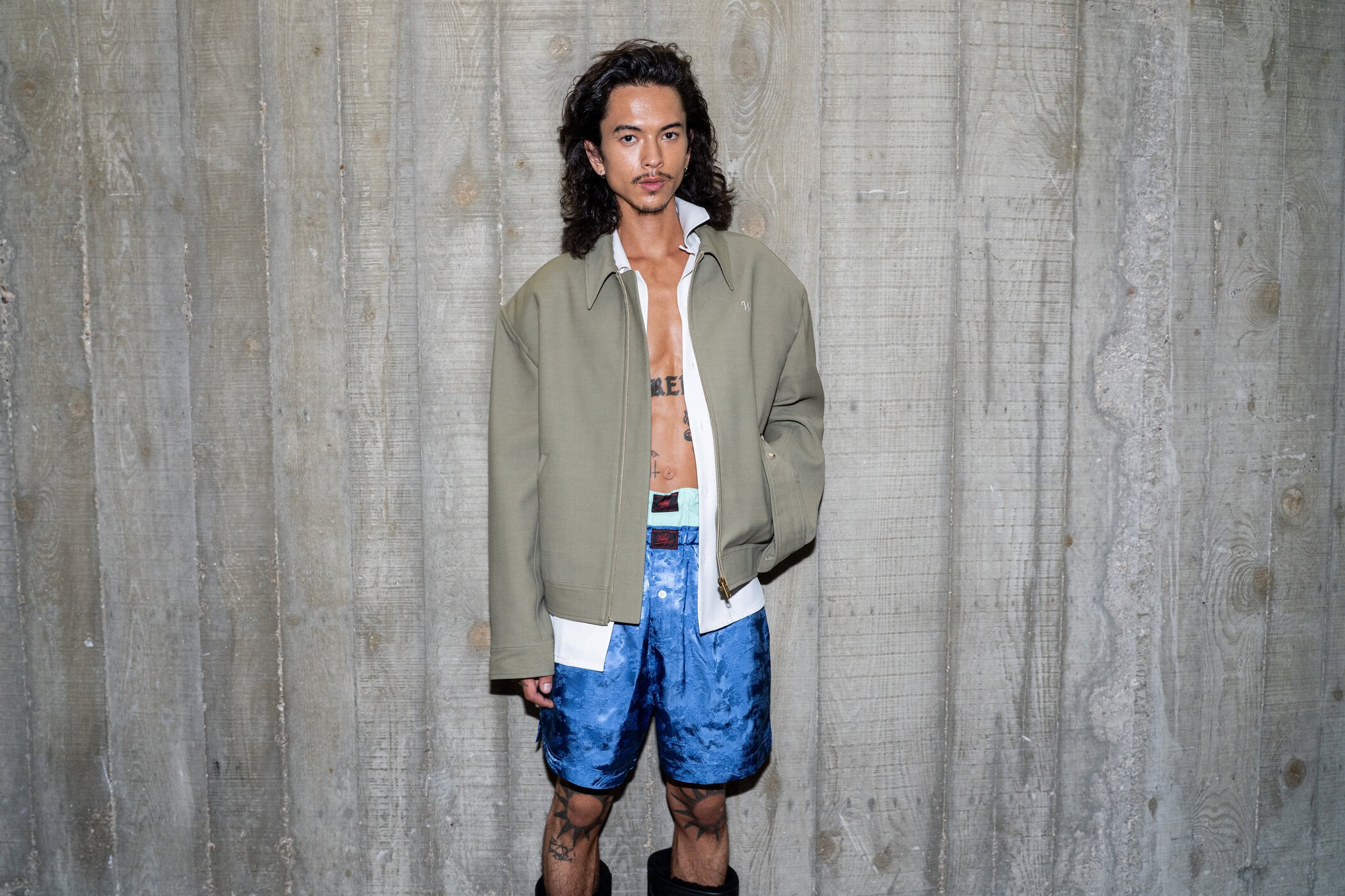 Willy Chavarria Spring 2027 Men's Fashion Show Backstage