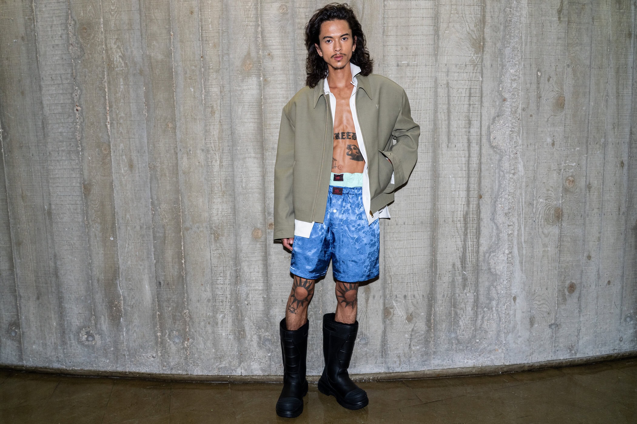 Willy Chavarria Spring 2027 Men's Fashion Show Backstage