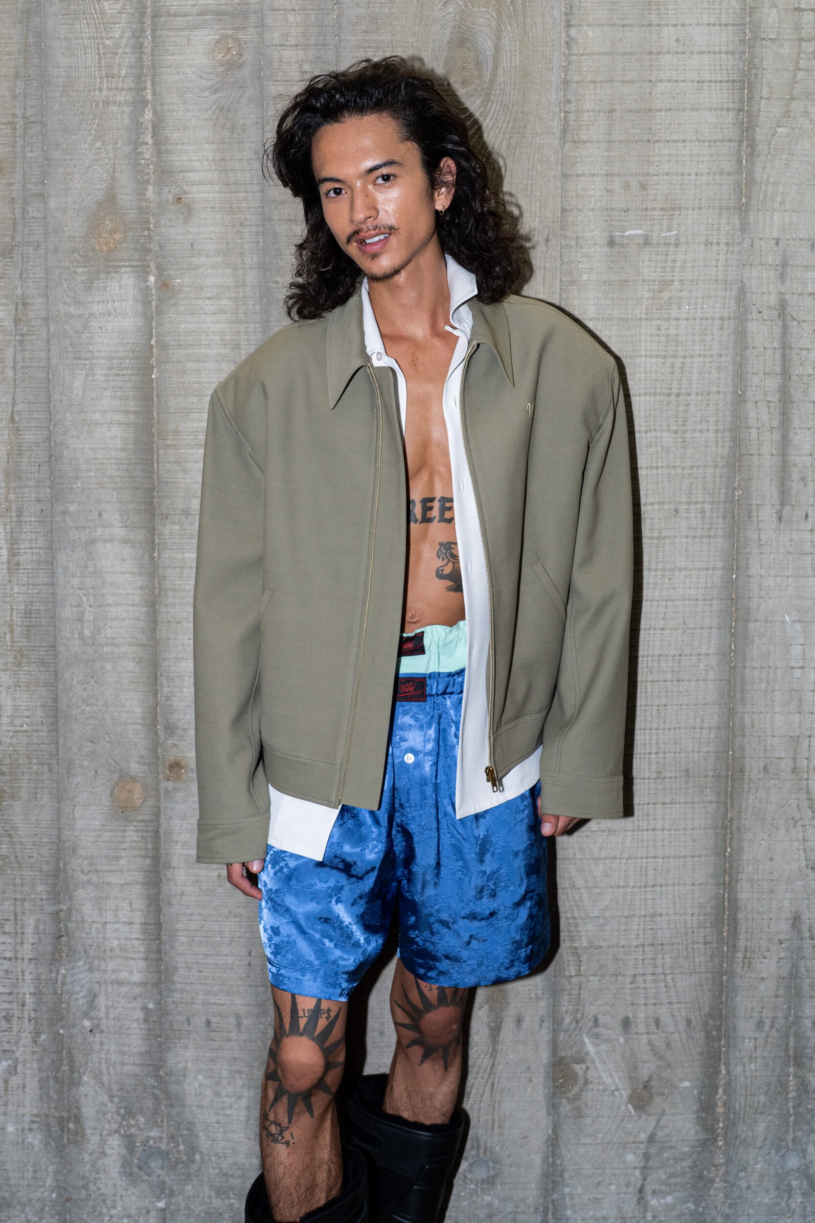 Willy Chavarria Spring 2027 Men's Fashion Show Backstage