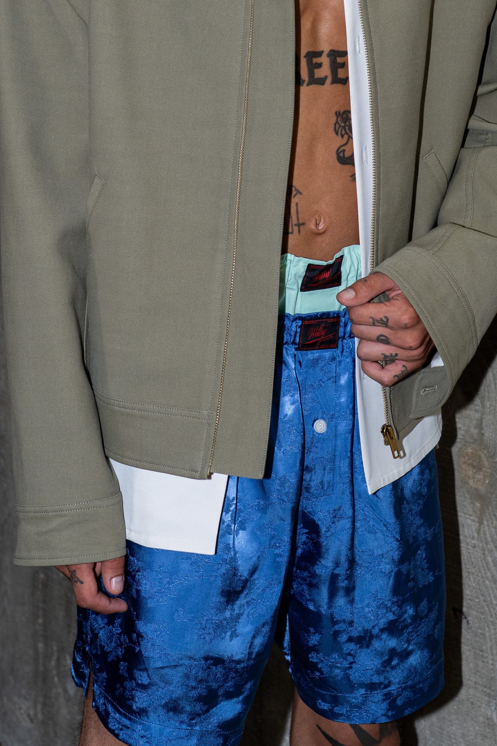 Willy Chavarria Spring 2027 Men's Fashion Show Backstage