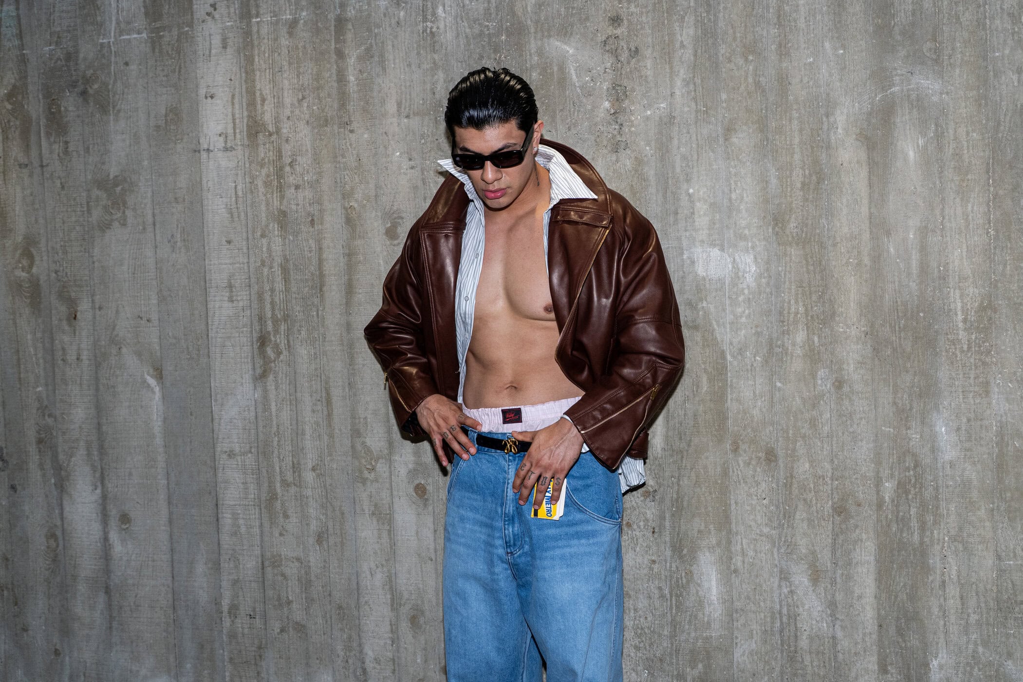 Willy Chavarria Spring 2027 Men's Fashion Show Backstage