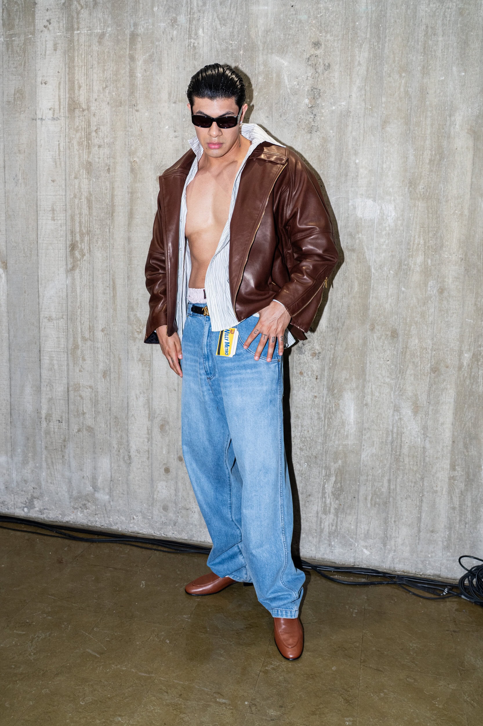 Willy Chavarria Spring 2027 Men's Fashion Show Backstage