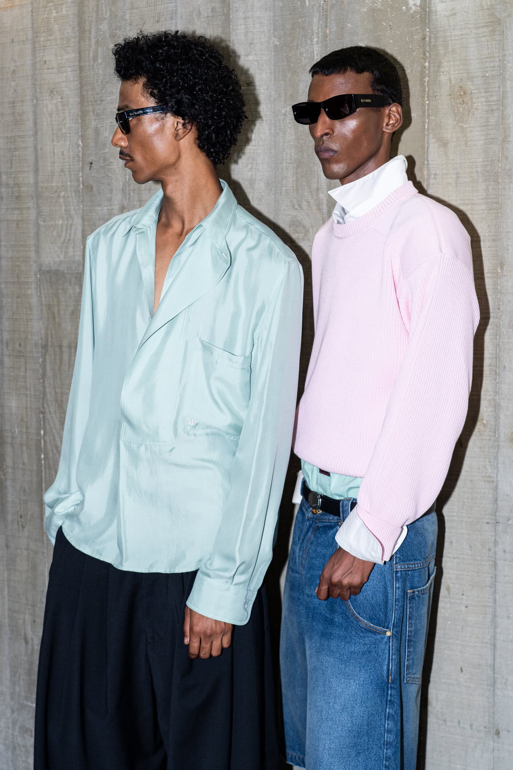 Willy Chavarria Spring 2027 Men's Fashion Show Backstage