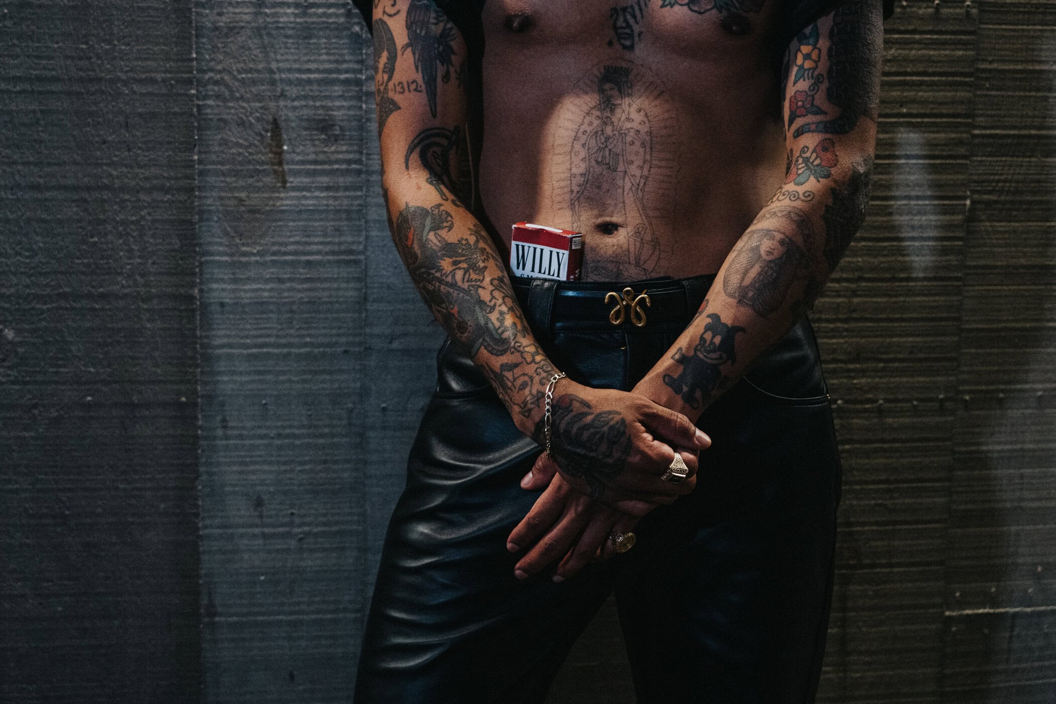 Willy Chavarria Spring 2027 Men's Fashion Show Backstage