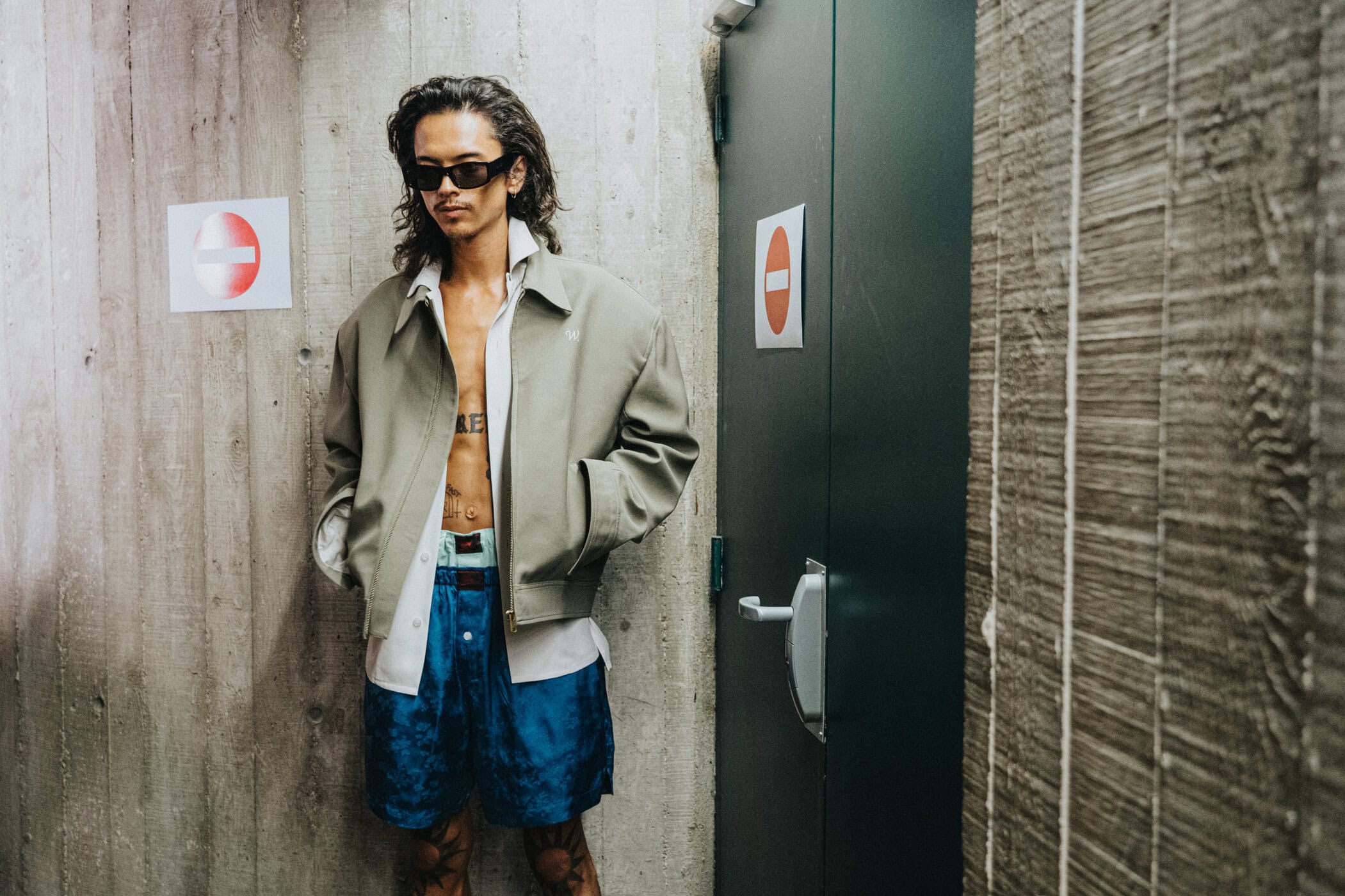 Willy Chavarria Spring 2027 Men's Fashion Show Backstage