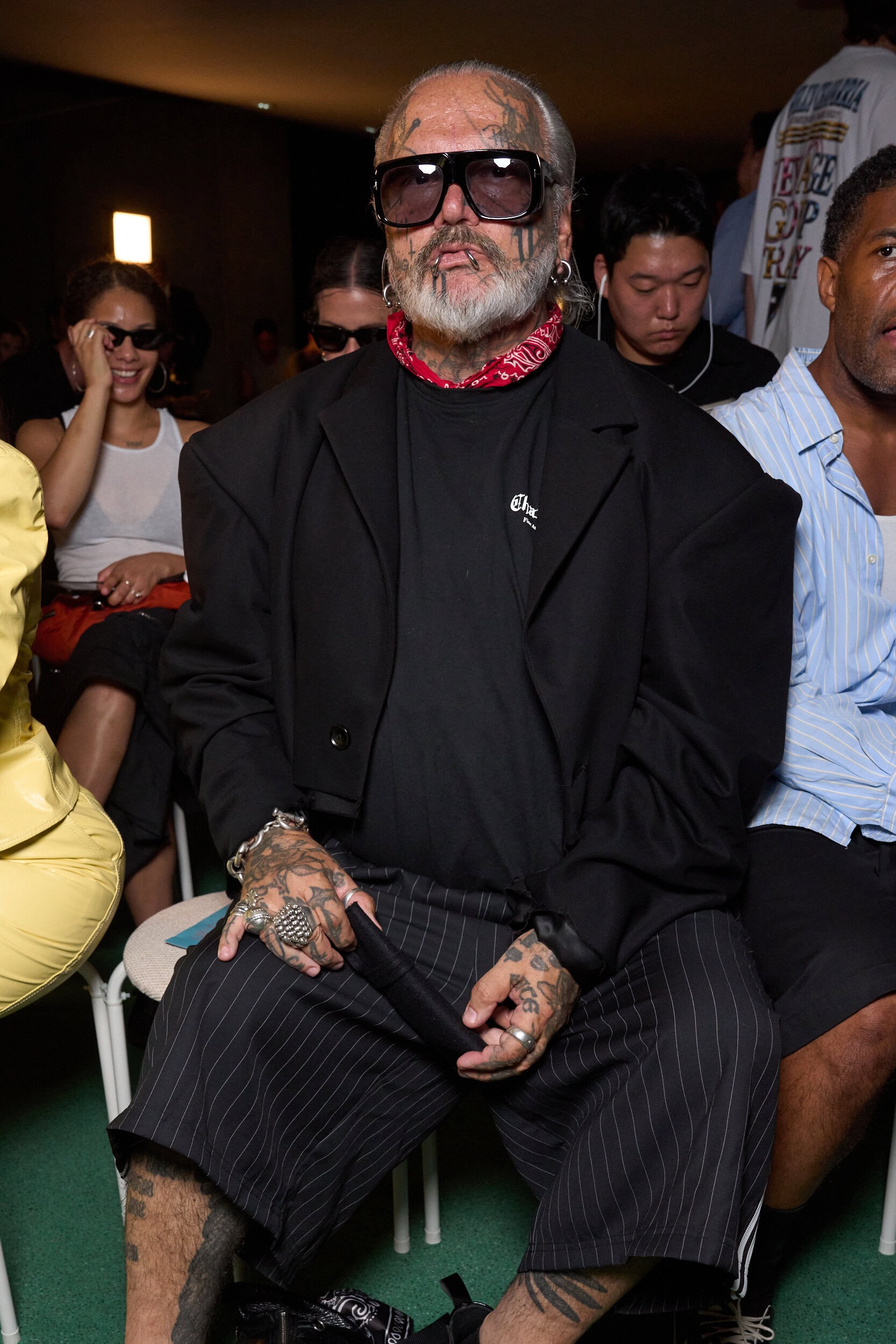 Willy Chavarria Spring 2027 Men's Fashion Show Front Row