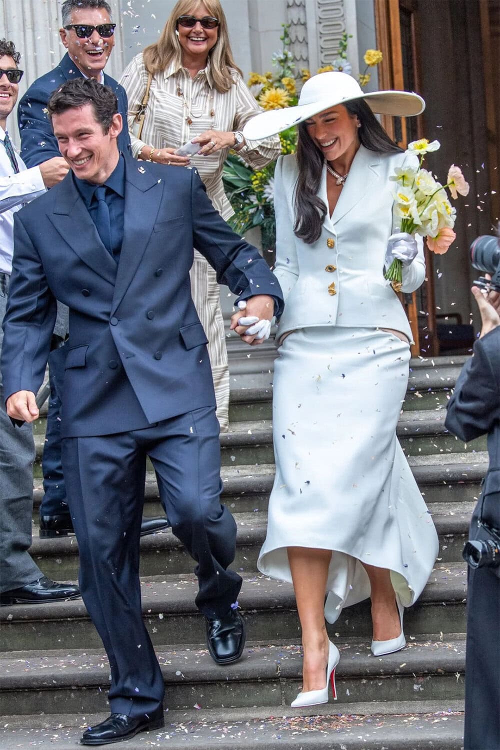 Dua Lipa wears Schiaparelli at Civil Ceremony in London